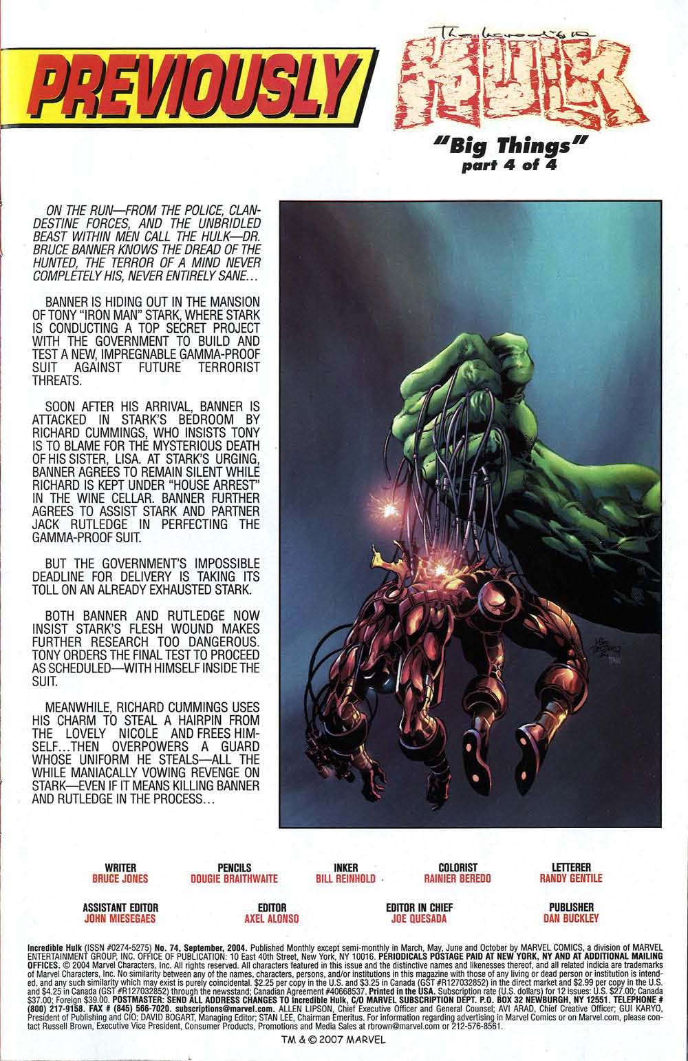 Read online The Incredible Hulk (2000) comic -  Issue #74 - 3