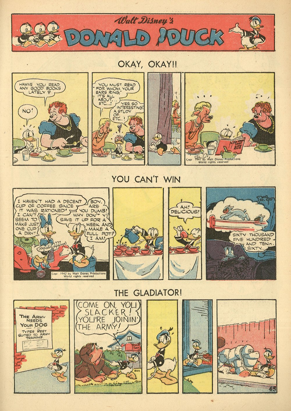 Read online Walt Disney's Comics and Stories comic -  Issue #35 - 47