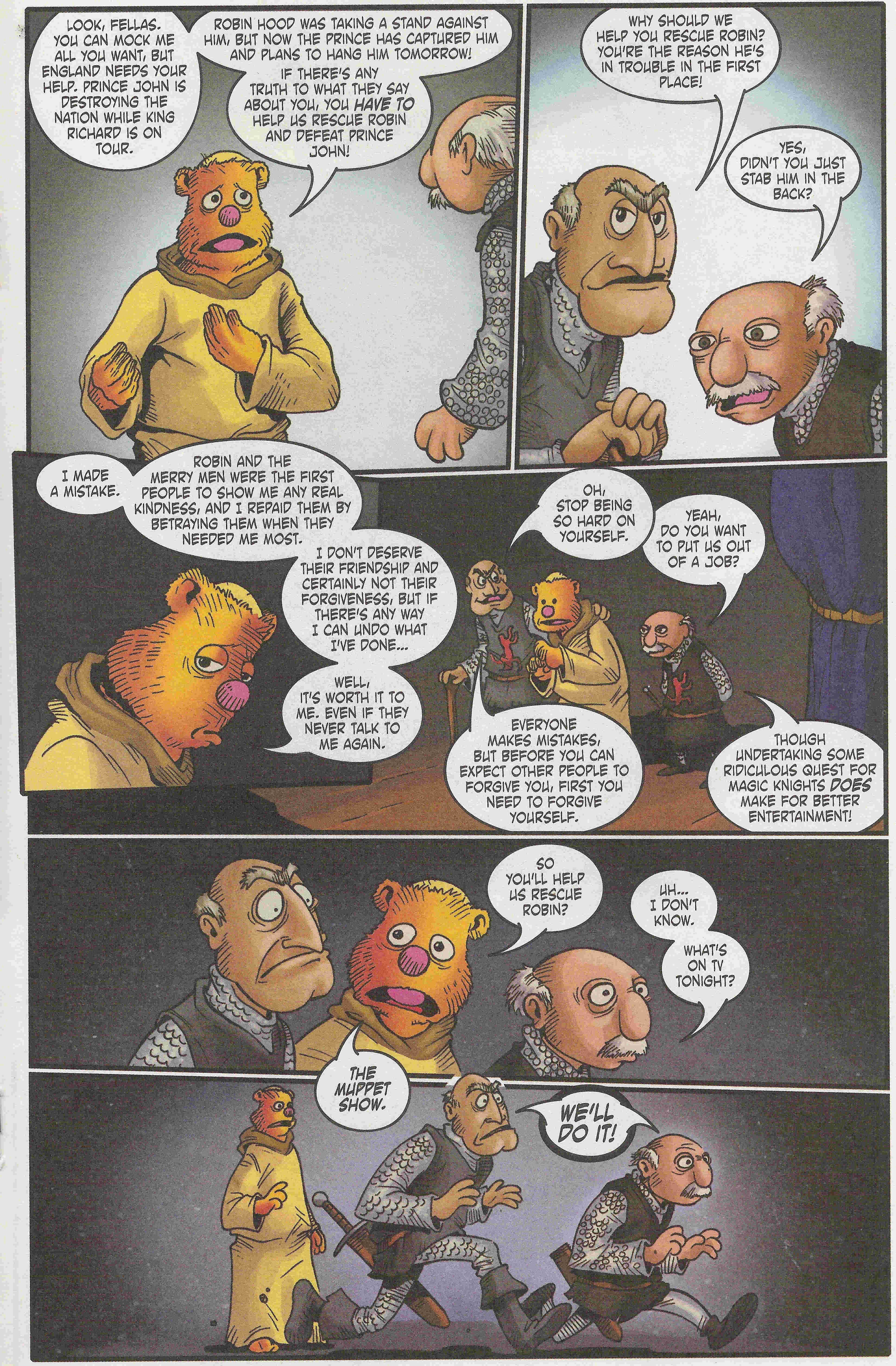 Read online Muppet Robin Hood comic -  Issue #4 - 16