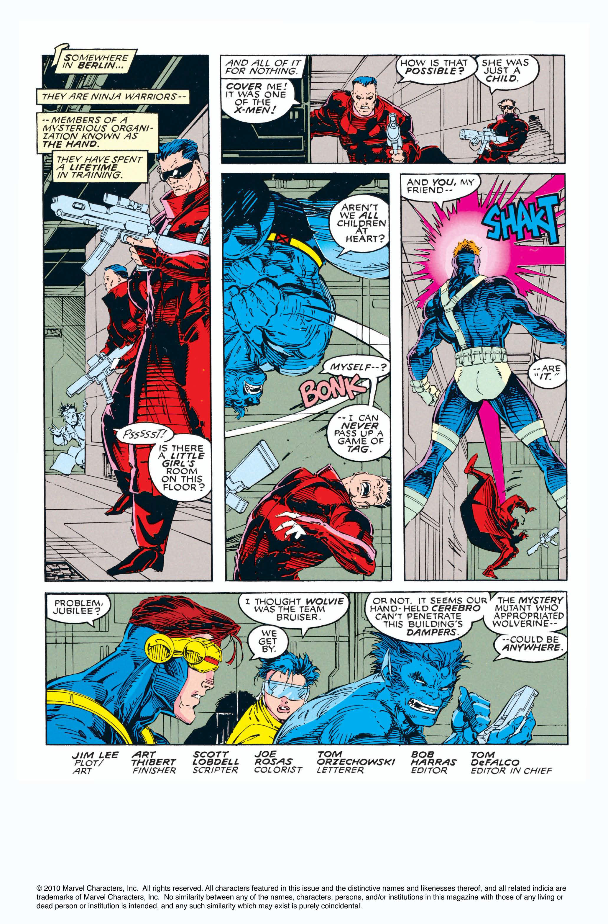 X-Men (1991) 6 Page 1