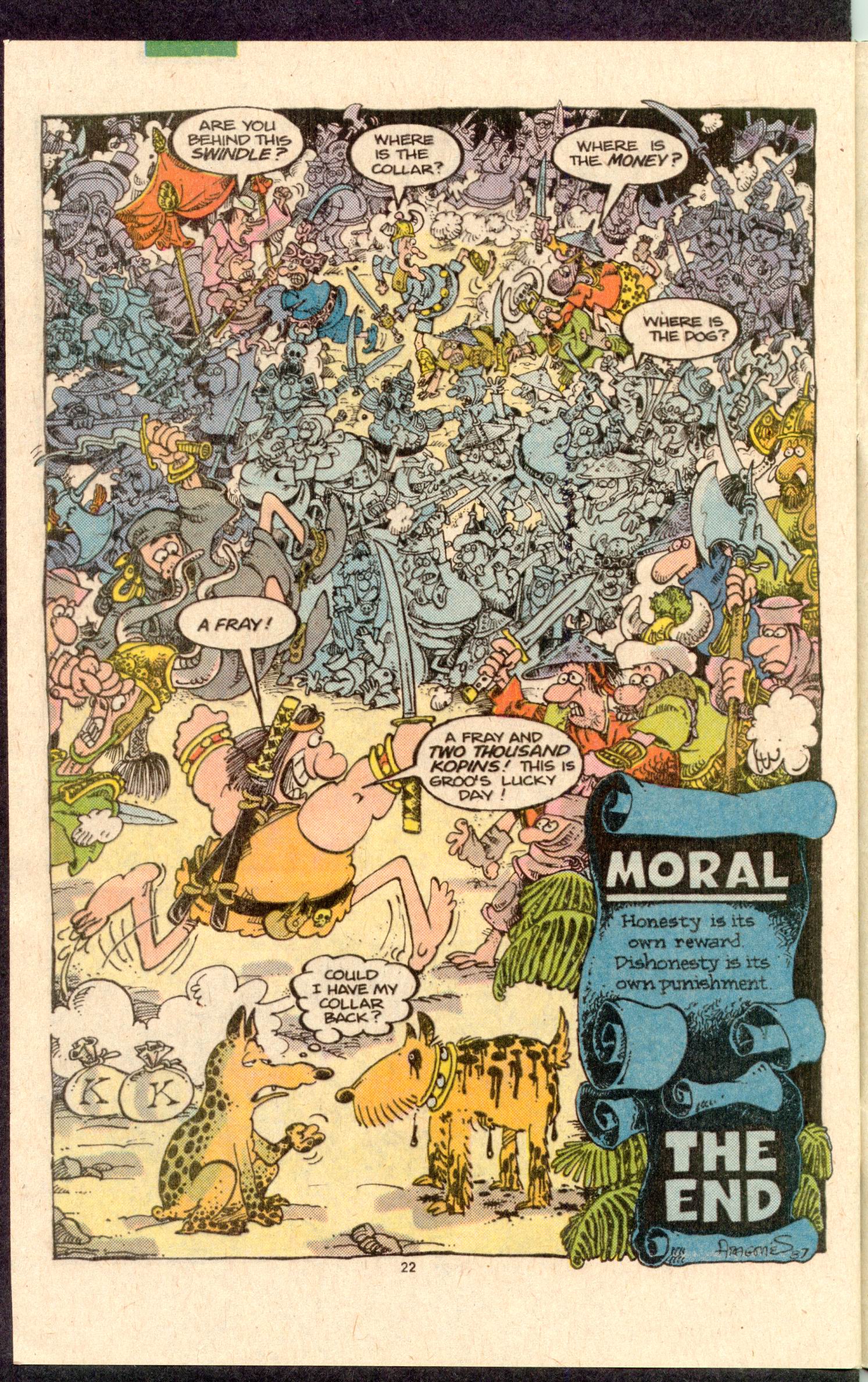 Read online Sergio Aragonés Groo the Wanderer comic -  Issue #30 - 22