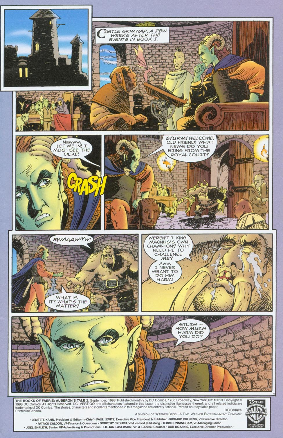 Read online The Books of Faerie: Auberon's Tale comic -  Issue #2 - 2