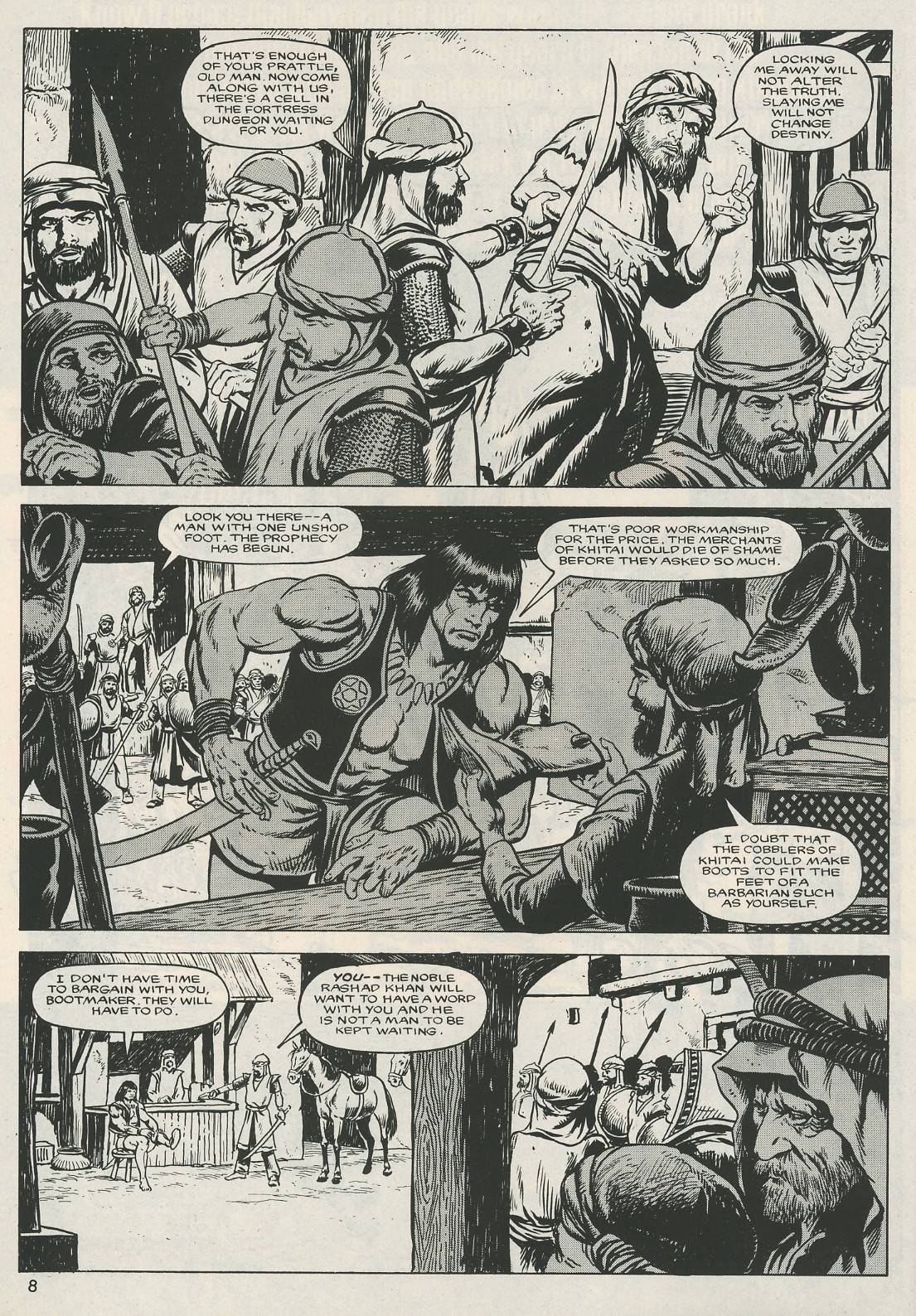 Read online The Savage Sword Of Conan comic -  Issue #124 - 8