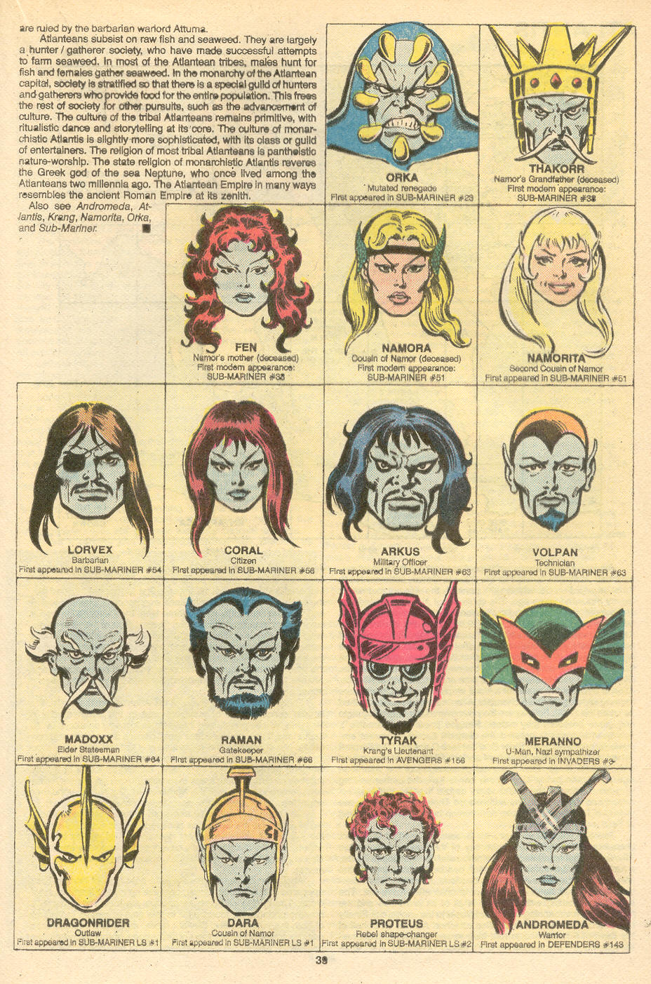 Read online The Official Handbook of the Marvel Universe Deluxe Edition comic -  Issue #1 - 41