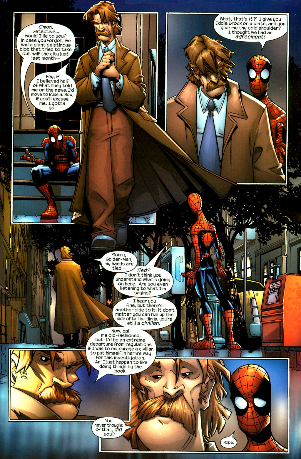 Read online The Spectacular Spider-Man (2003) comic -  Issue #3 - 4