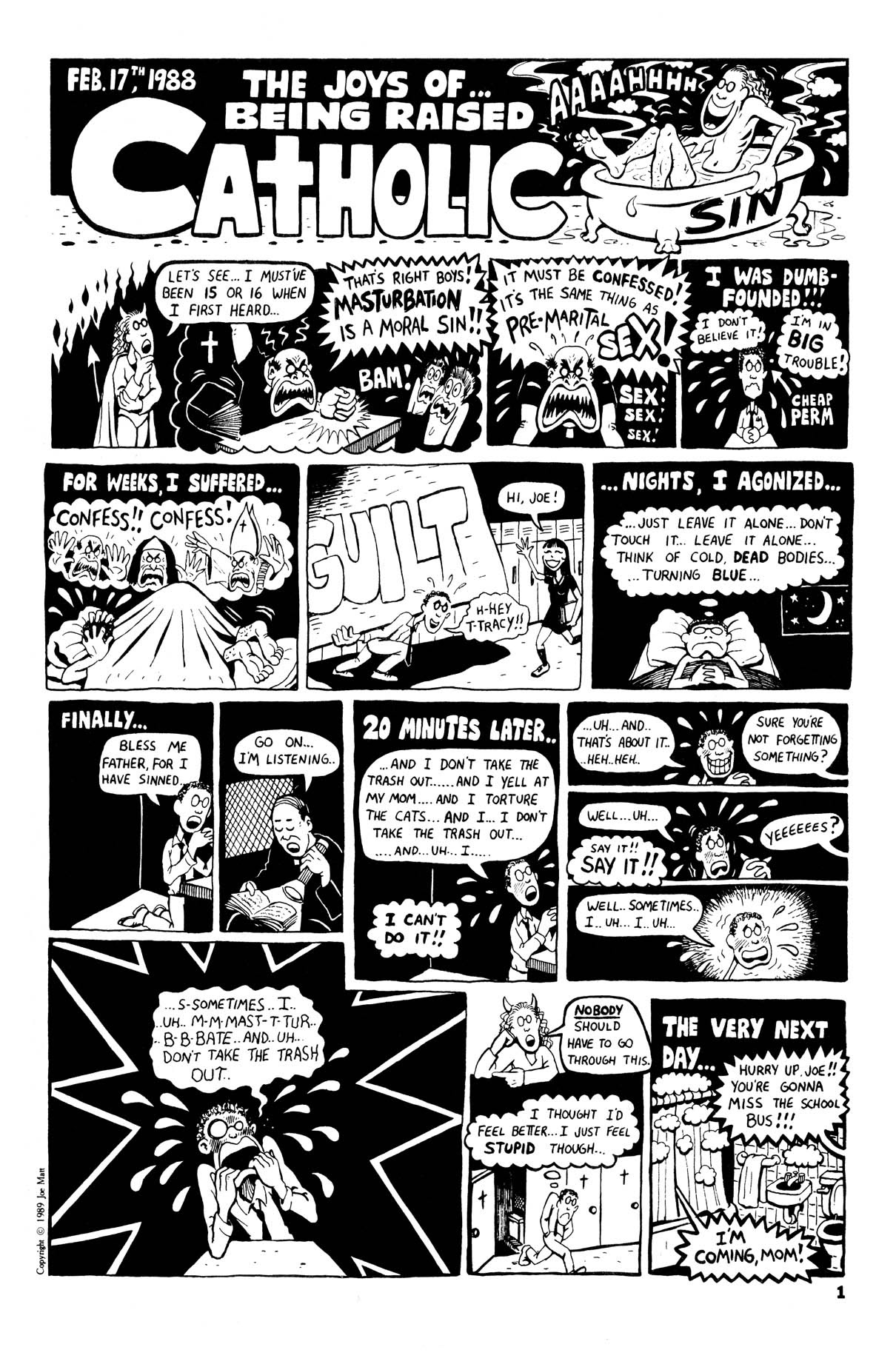 Read online Peepshow: The Cartoon Diary of Joe Matt comic -  Issue # Full - 10