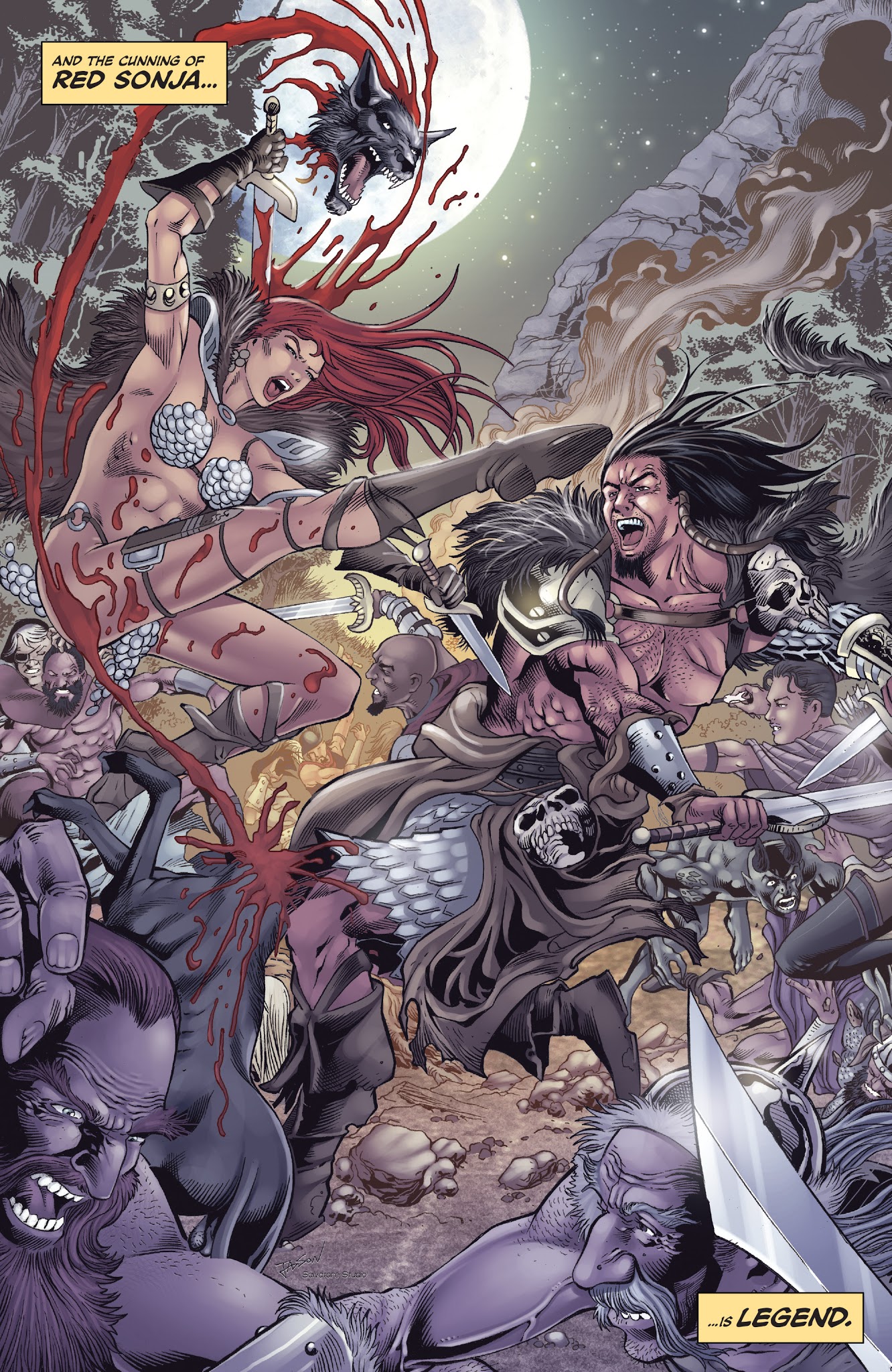 Read online Legends of Red Sonja comic -  Issue # TPB - 119