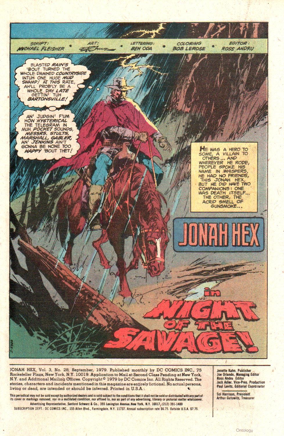 Read online Jonah Hex (1977) comic -  Issue #28 - 3