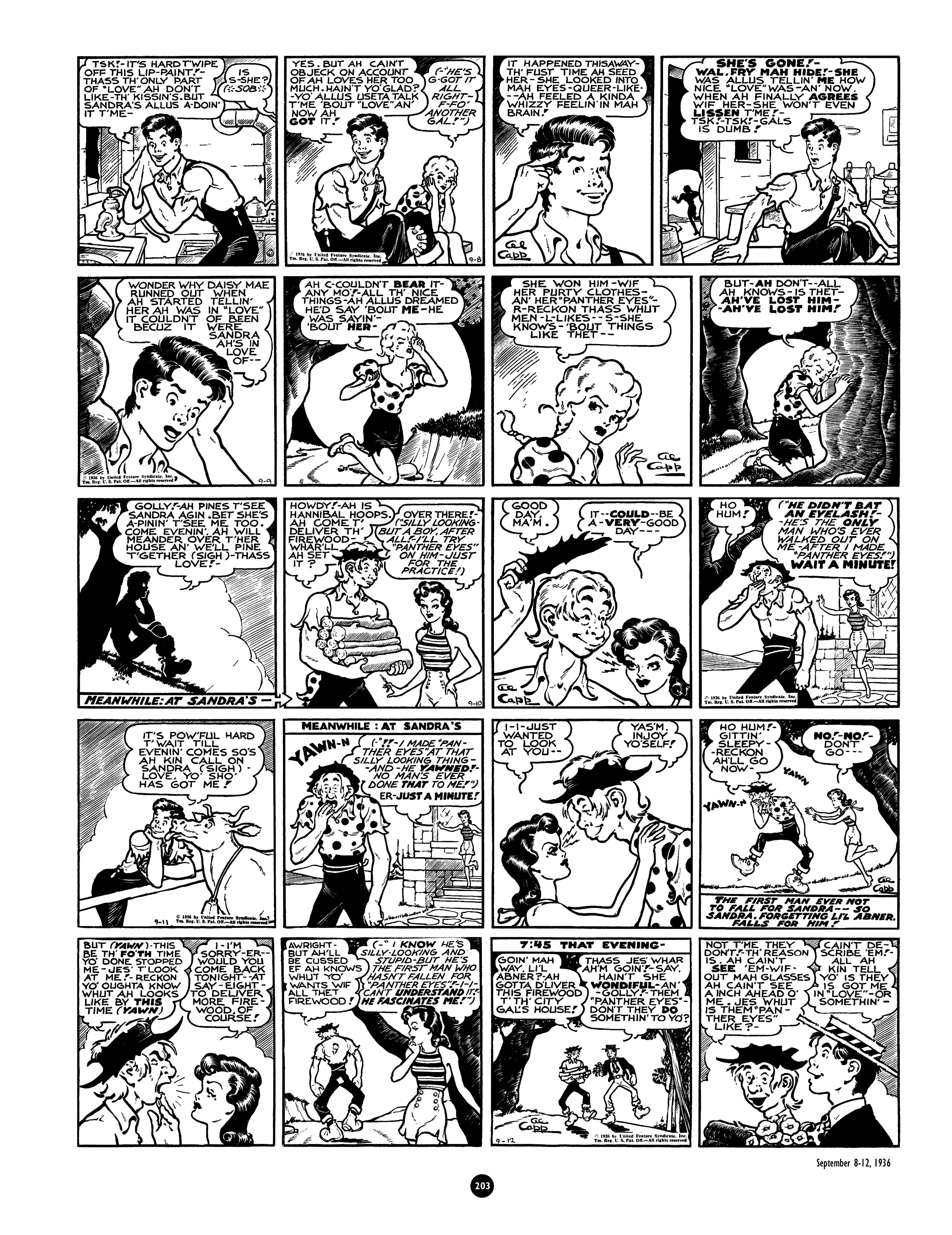 Read online Al Capp's Li'l Abner Complete Daily & Color Sunday Comics comic -  Issue # TPB 1 (Part 3) - 5