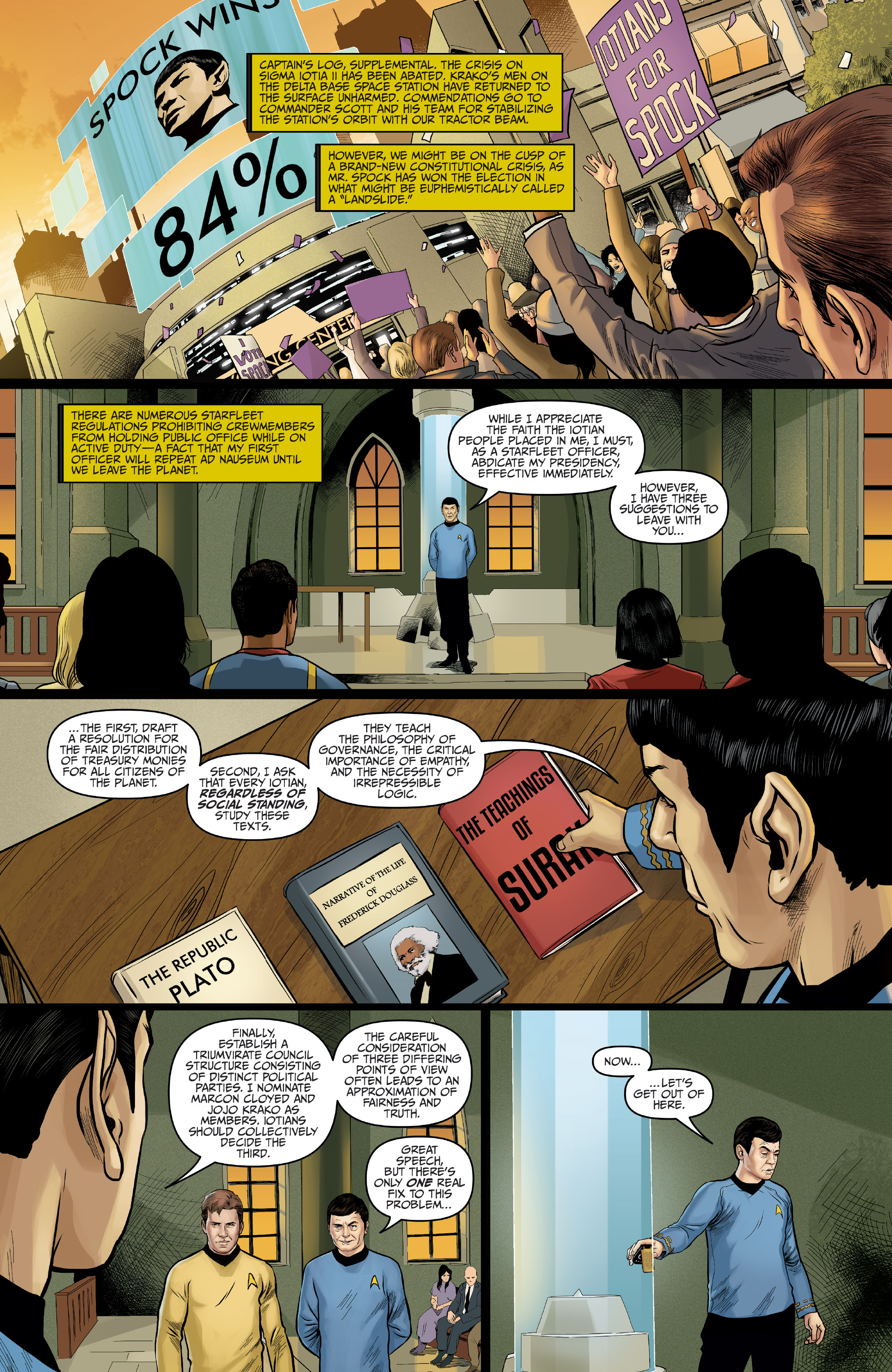 Read online Star Trek: Year Five comic -  Issue #4 - 19