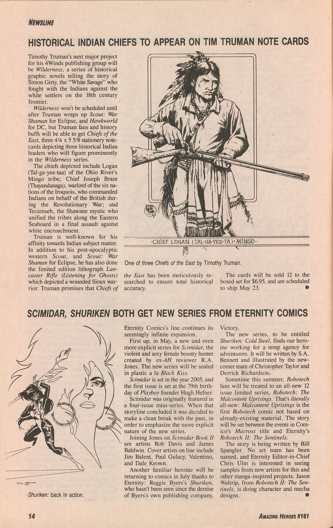 Read online Amazing Heroes comic -  Issue #161 - 14