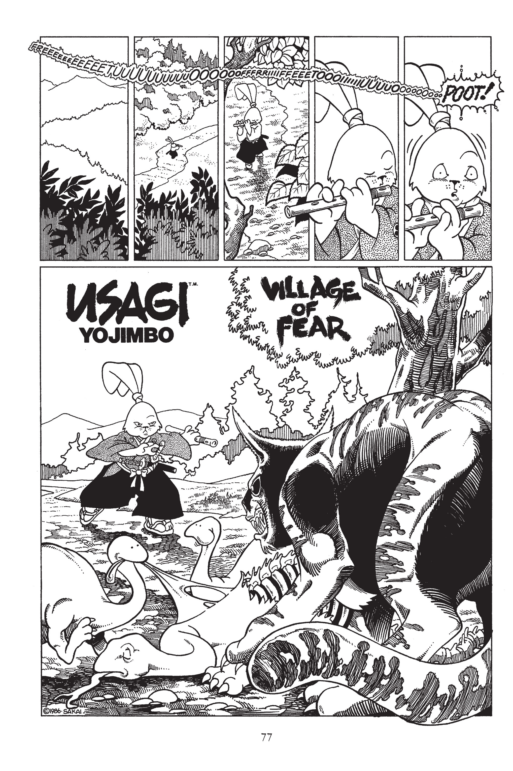 Read online Usagi Yojimbo (1987) comic -  Issue # _TPB 1 - 77