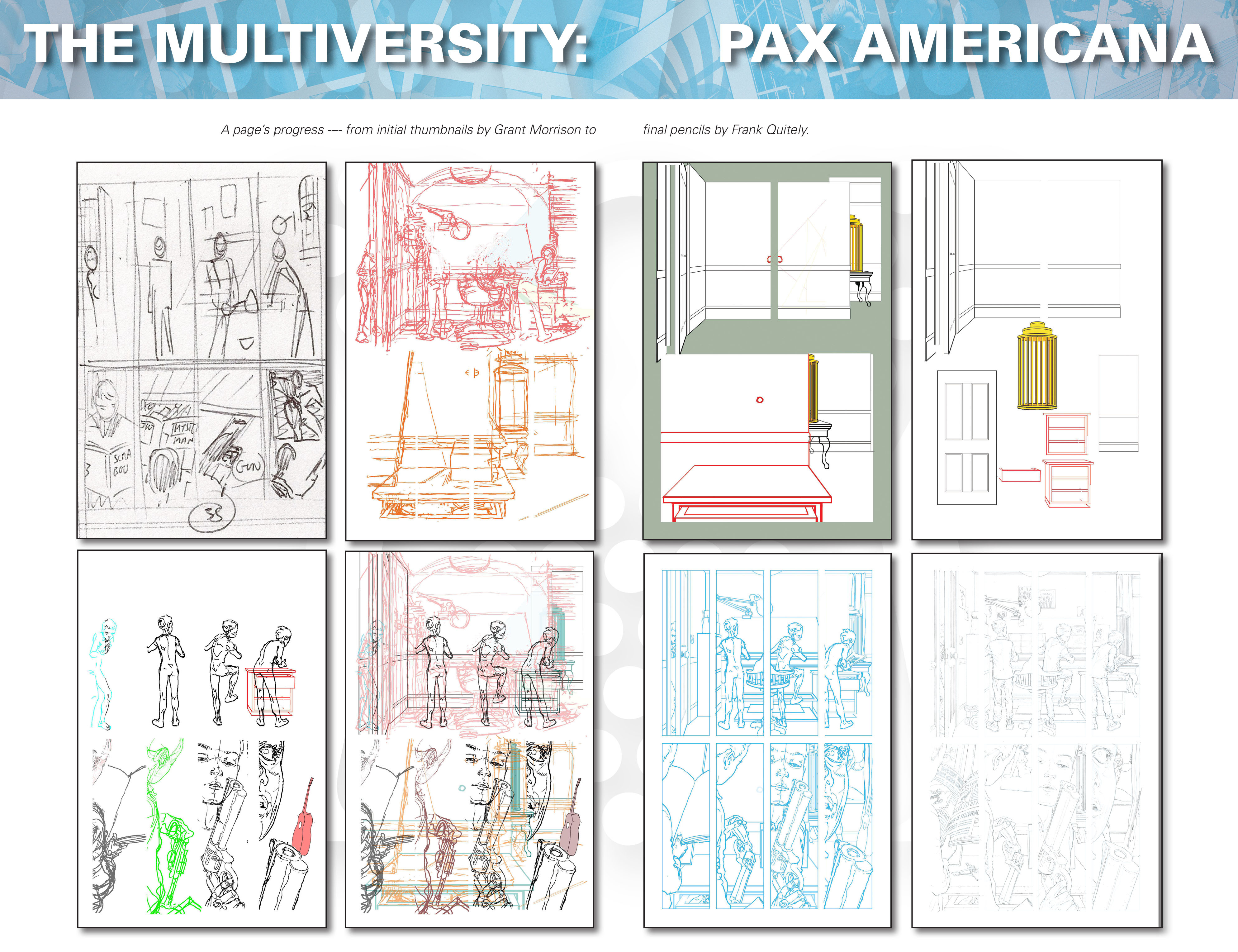 Read online The Multiversity: Pax Americana comic -  Issue # _Director's Cut - 49