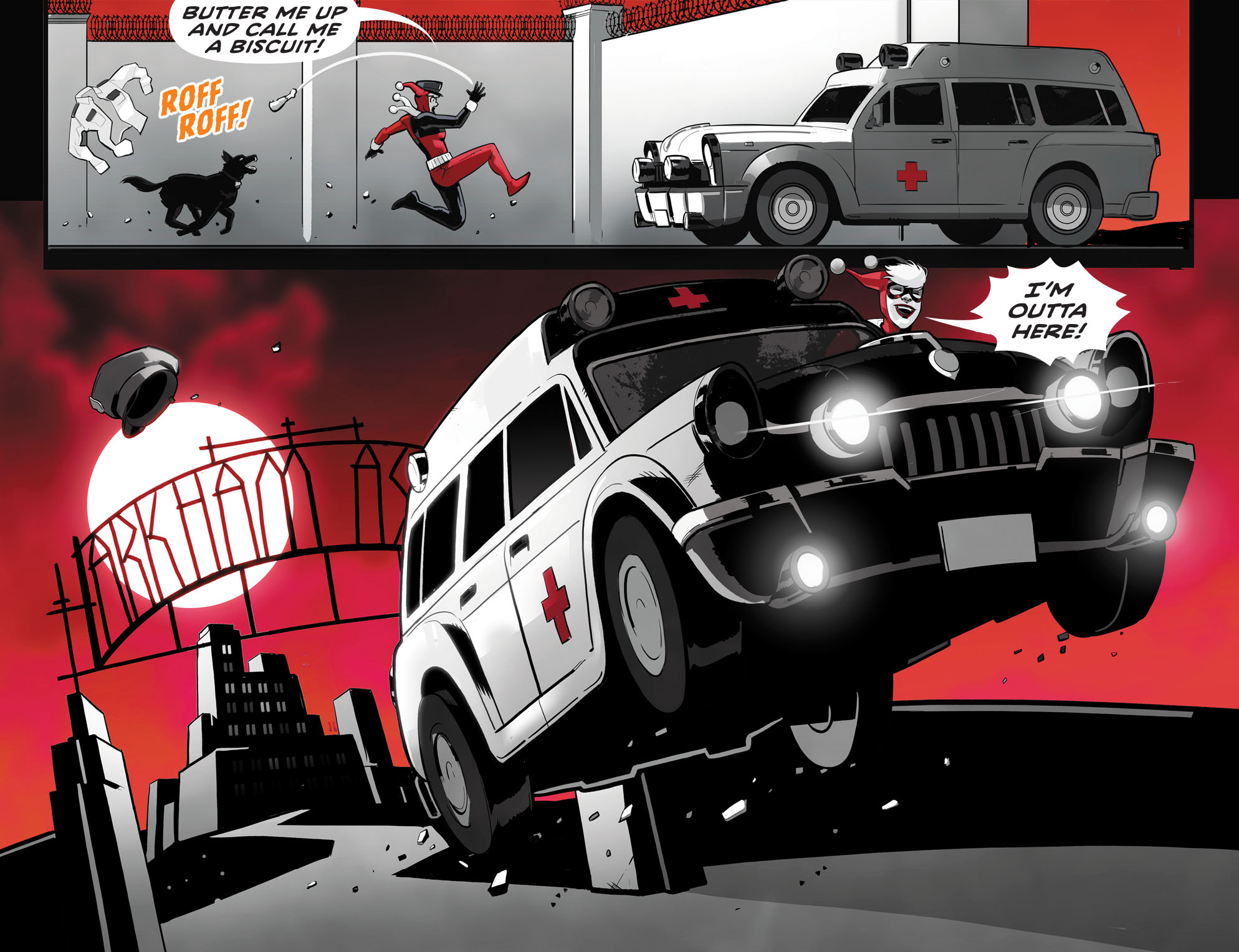 Read online Harley Quinn Black   White   Red comic -  Issue #15 - 12