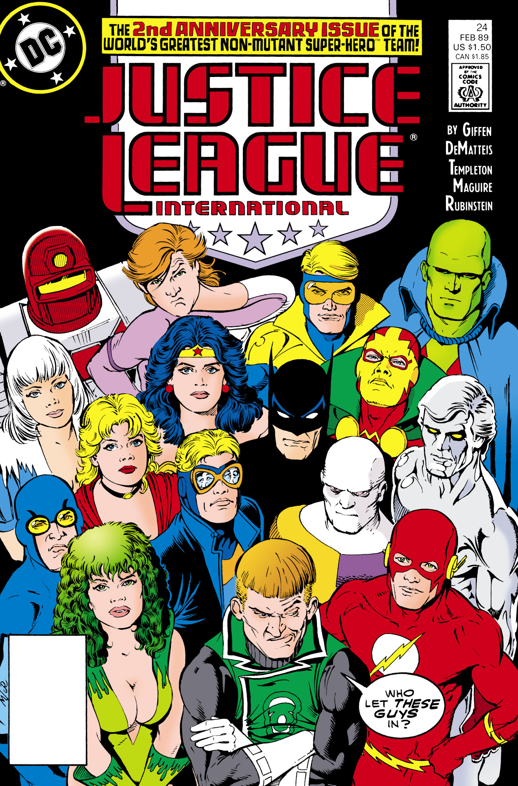 Read online Justice League International (1987) comic -  Issue #24 - 1