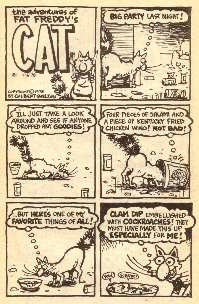 Read online Adventures of Fat Freddy's Cat comic -  Issue #4 - 33