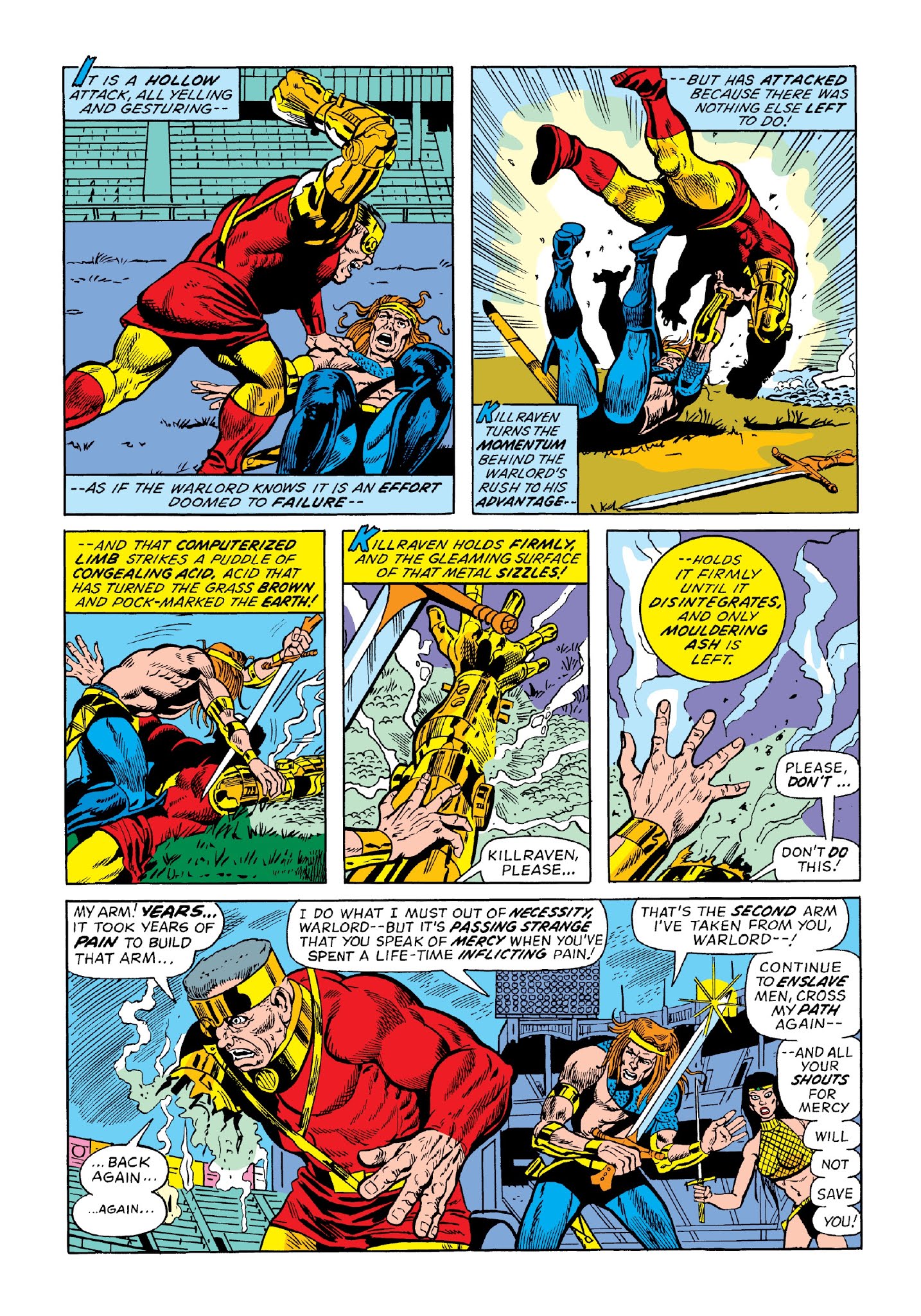 Read online Marvel Masterworks: Killraven comic -  Issue # TPB 1 (Part 1) - 92