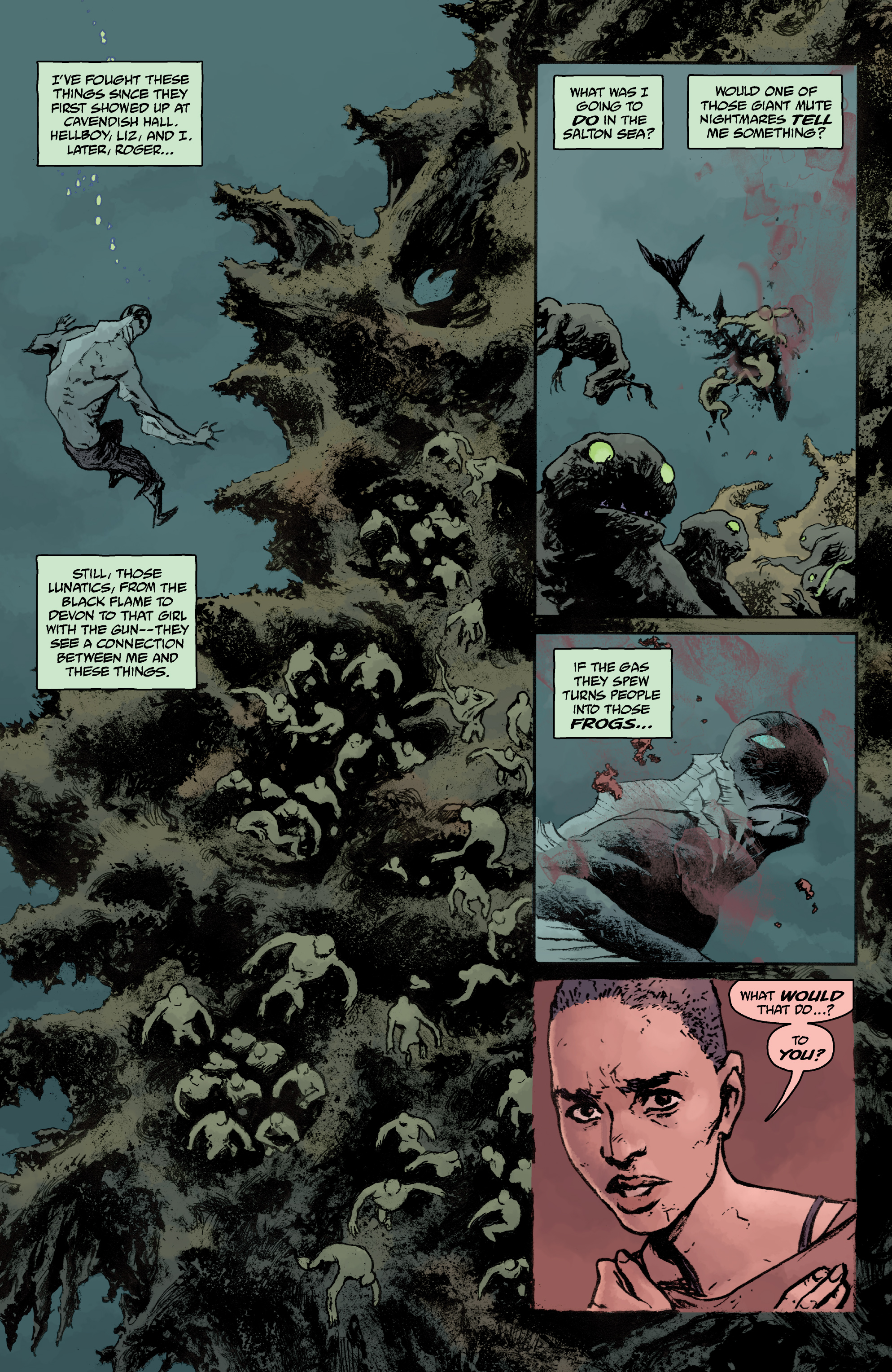 Read online Abe Sapien comic -  Issue # _TPB Dark and Terrible 2 (Part 2) - 49