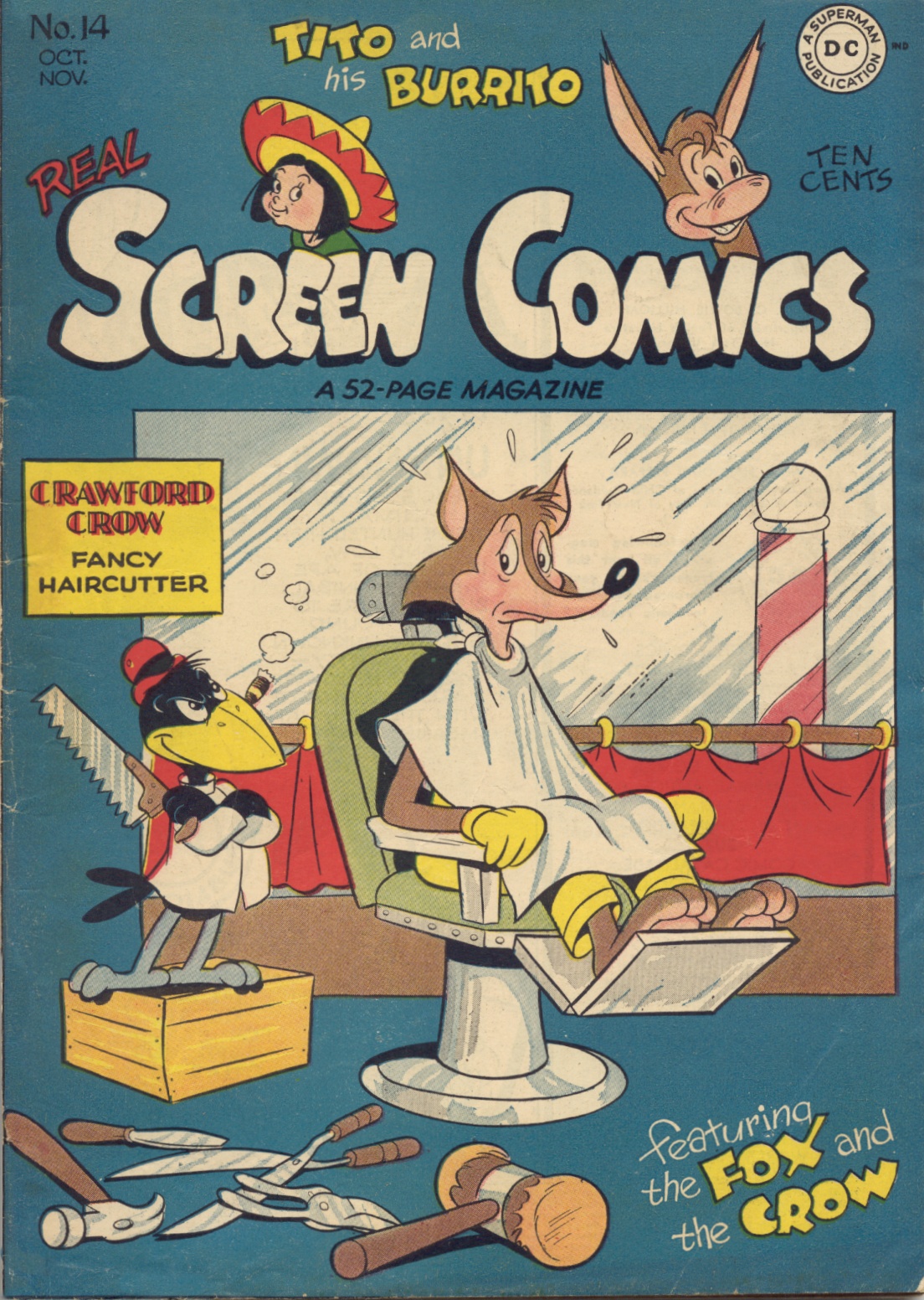 Read online Real Screen Comics comic -  Issue #14 - 1