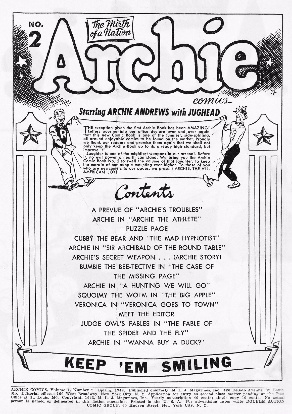 Read online Archie Comics comic -  Issue #002 - 2