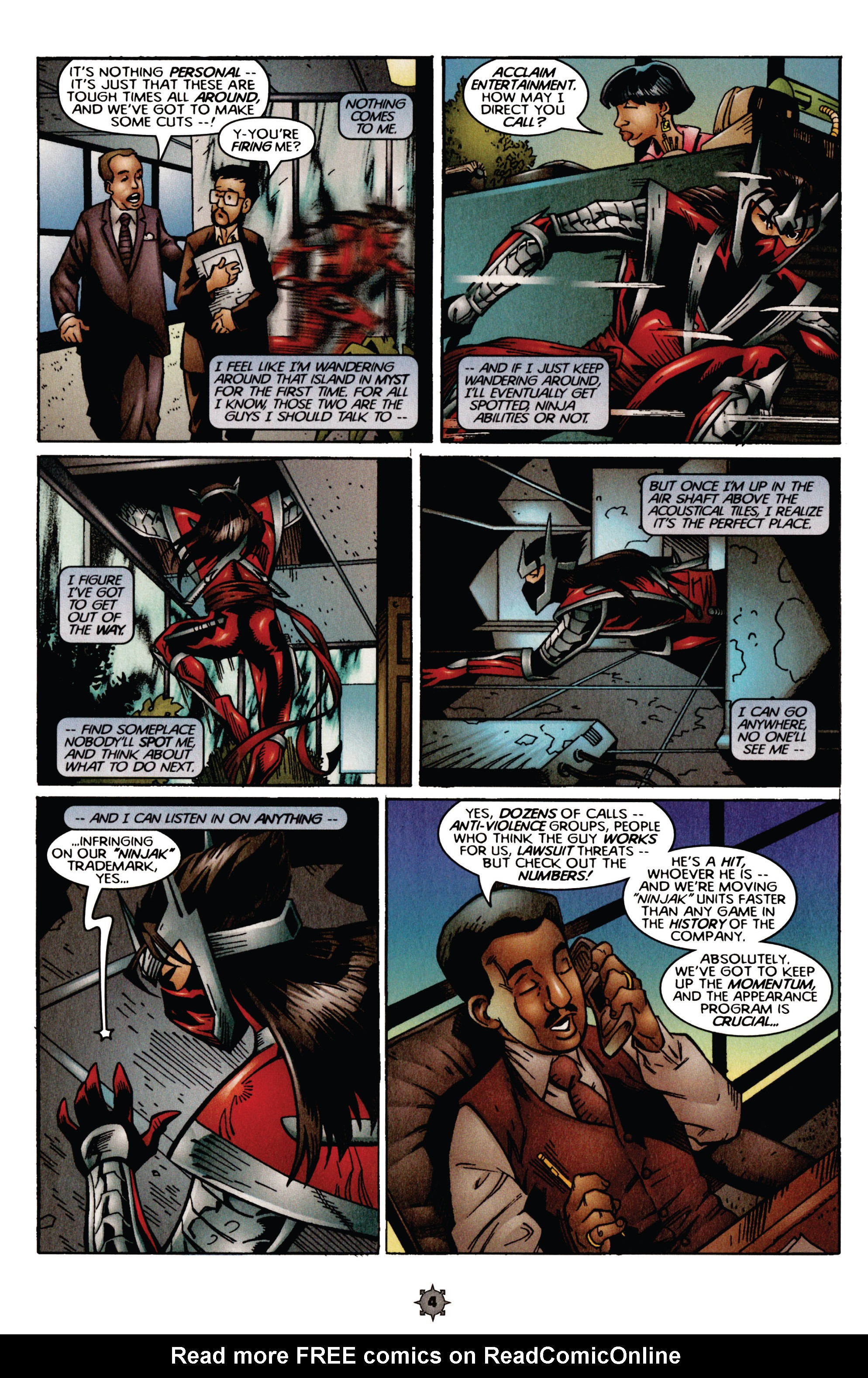 Read online Ninjak (1997) comic -  Issue #3 - 5