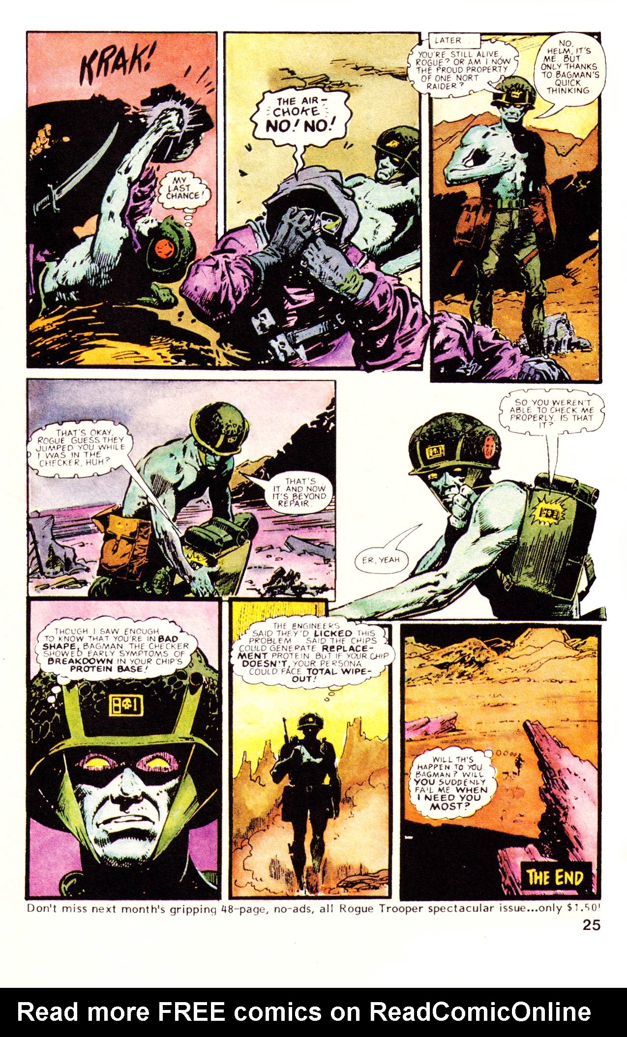 Read online Rogue Trooper (1986) comic -  Issue #5 - 25