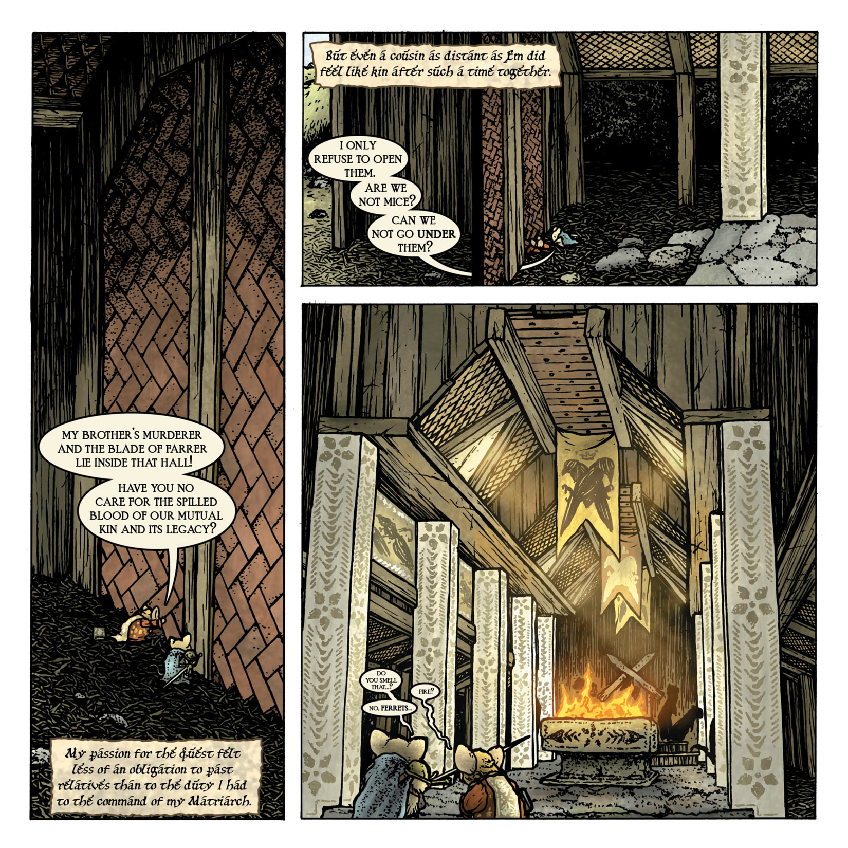 Read online Mouse Guard: The Black Axe comic -  Issue #3 - 8