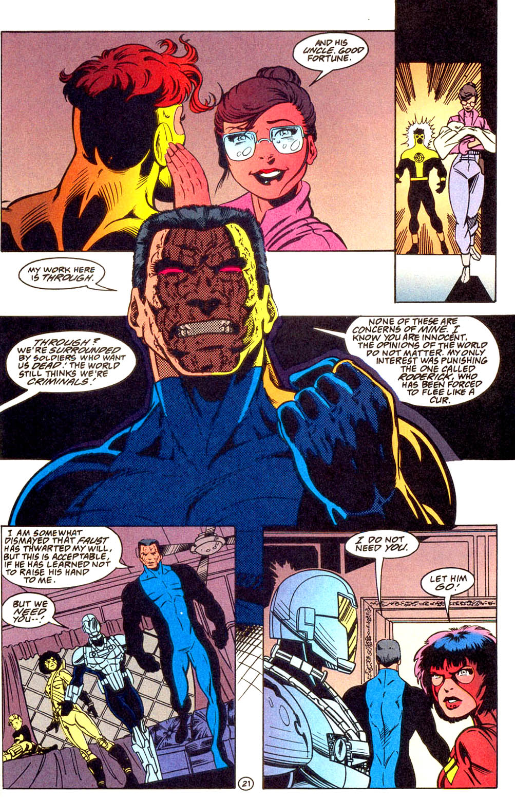 Read online Outsiders (1993) comic -  Issue #4 - 21
