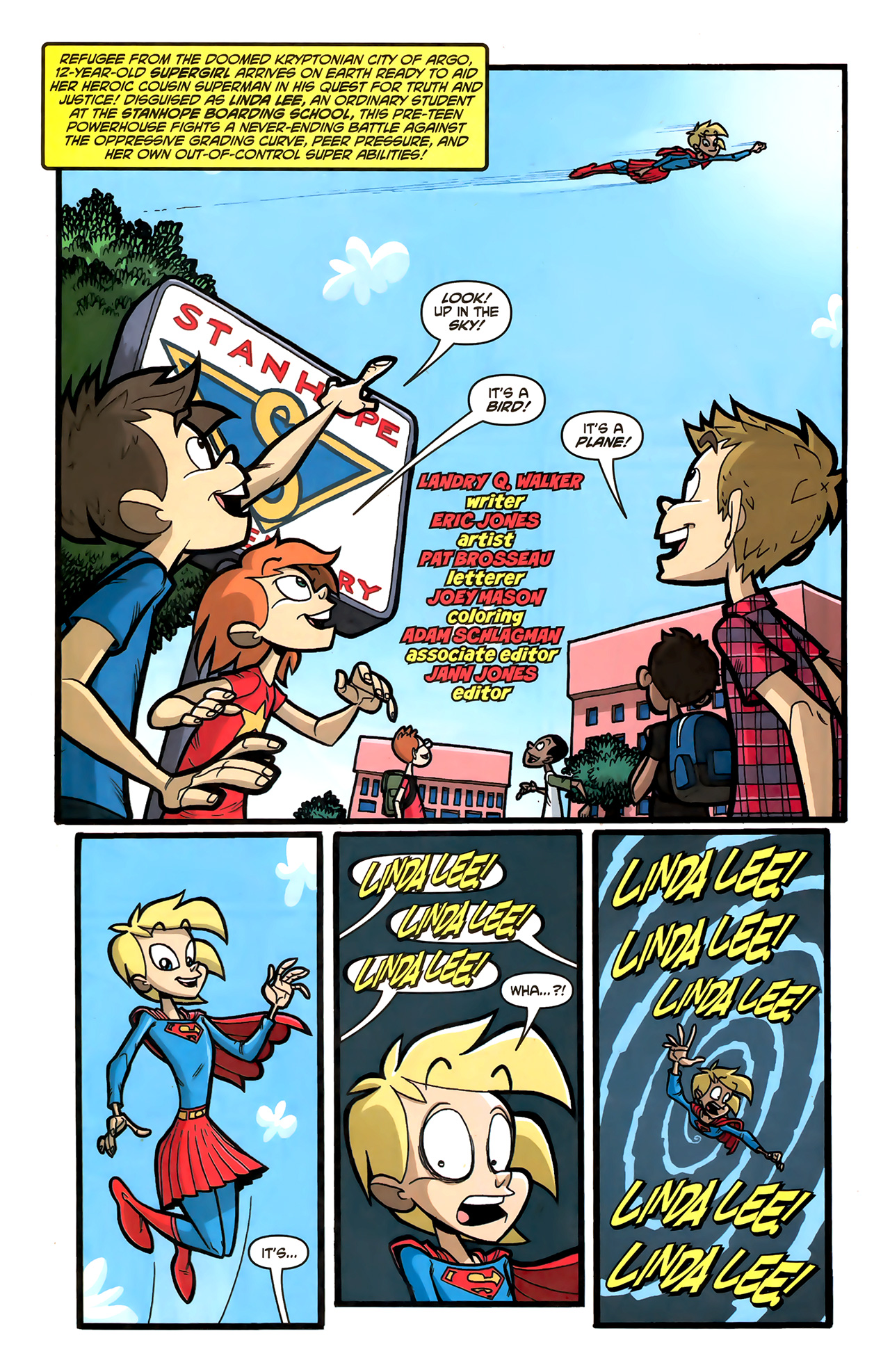 Read online Supergirl: Cosmic Adventures in the 8th Grade comic -  Issue #2 - 2