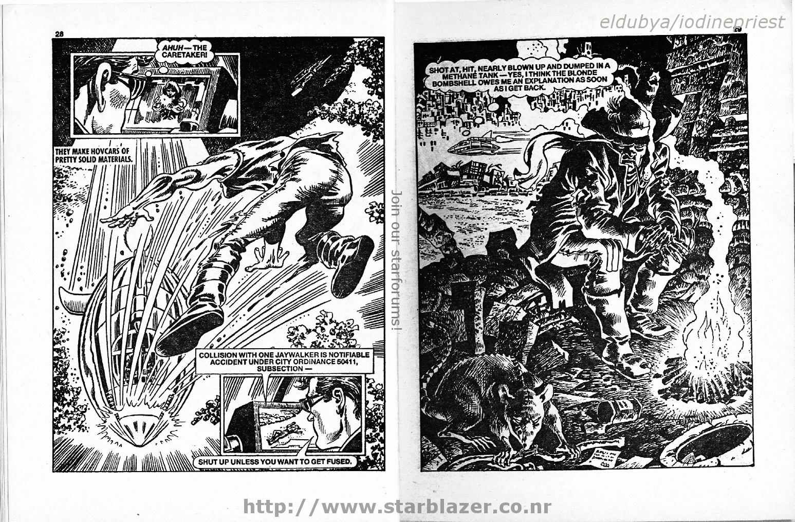 Read online Starblazer comic -  Issue #266 - 16