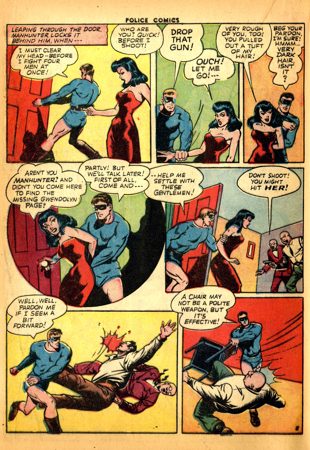 Read online Police Comics comic -  Issue #24 - 38