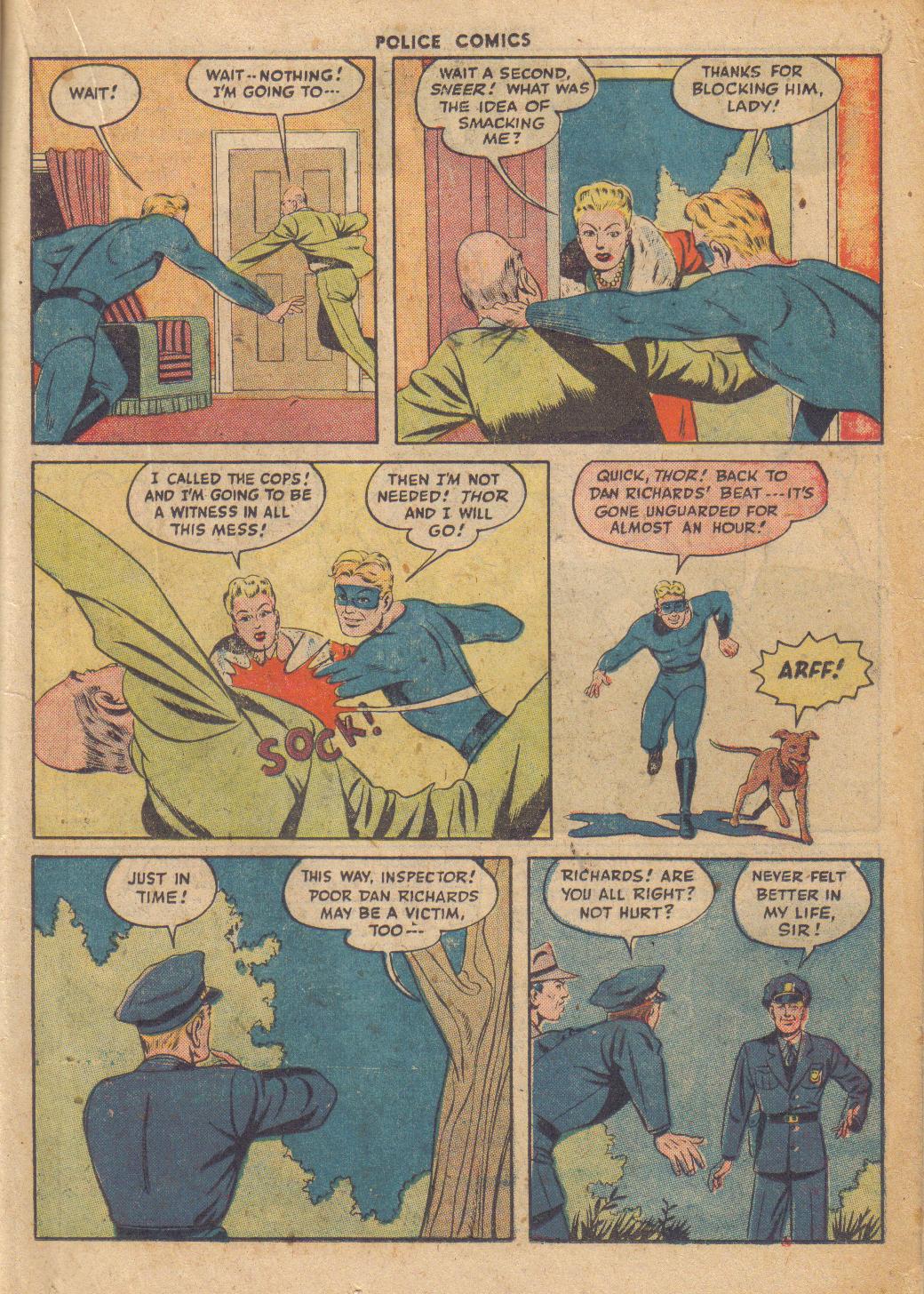 Read online Police Comics comic -  Issue #62 - 29