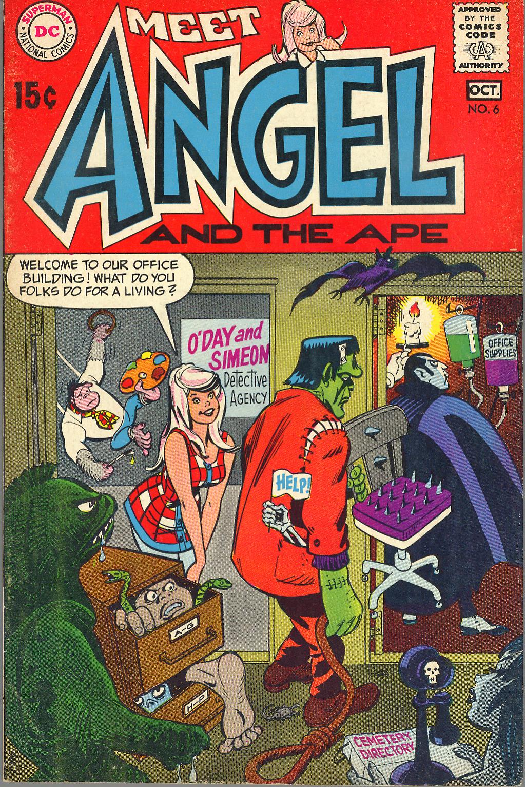 Read online Angel And The Ape (1968) comic -  Issue #6 - 1
