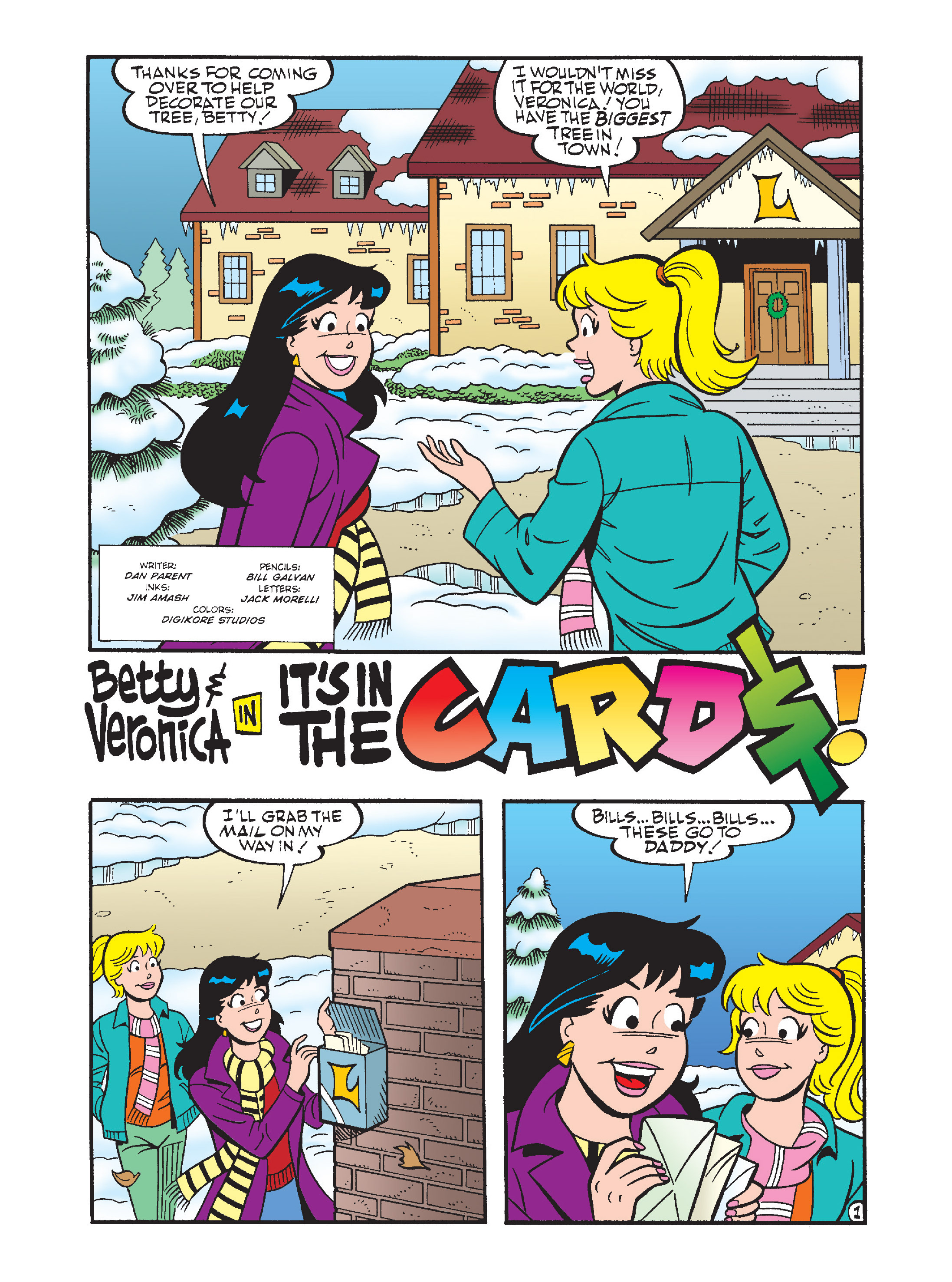 Archie Digital Comics Presents: Betty and Veronica Christmas Spectacular issue Full - Page 2