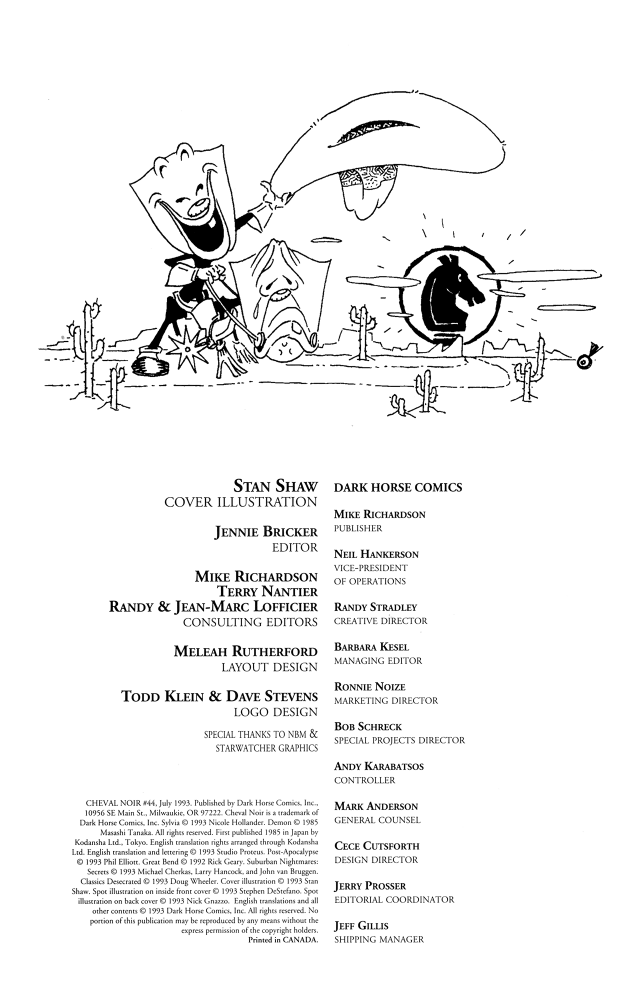 Read online Cheval Noir comic -  Issue #44 - 2