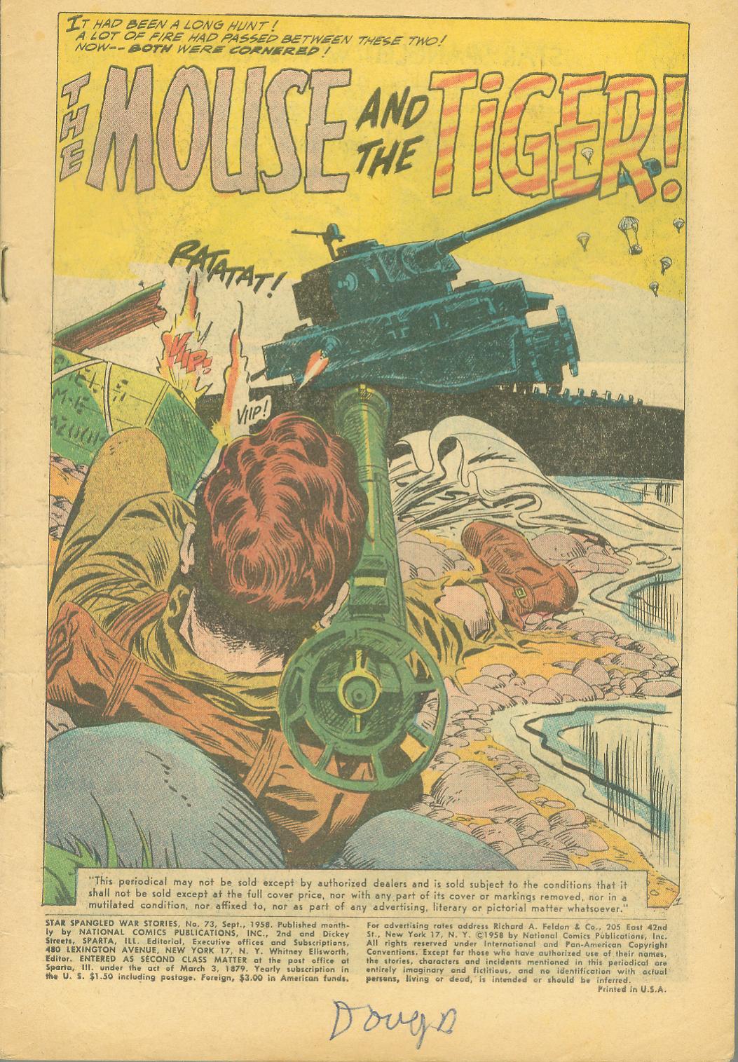 Read online Star Spangled War Stories (1952) comic -  Issue #73 - 3
