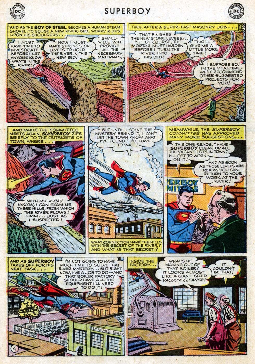 Read online Superboy (1949) comic -  Issue #24 - 28