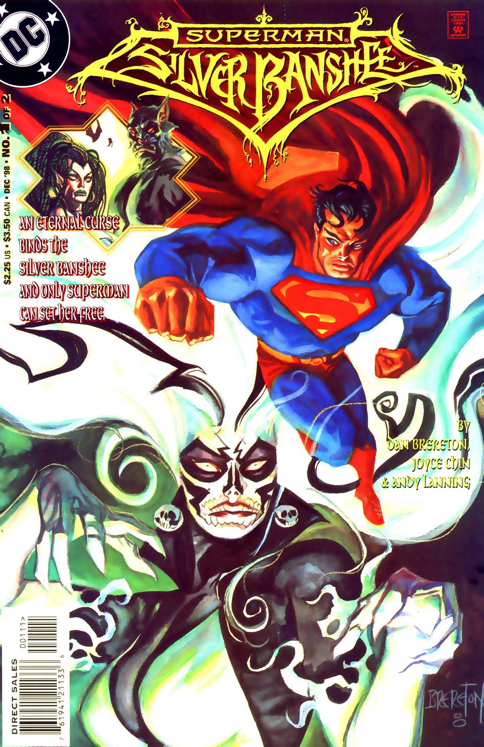 Read online Superman: Silver Banshee comic -  Issue #1 - 1