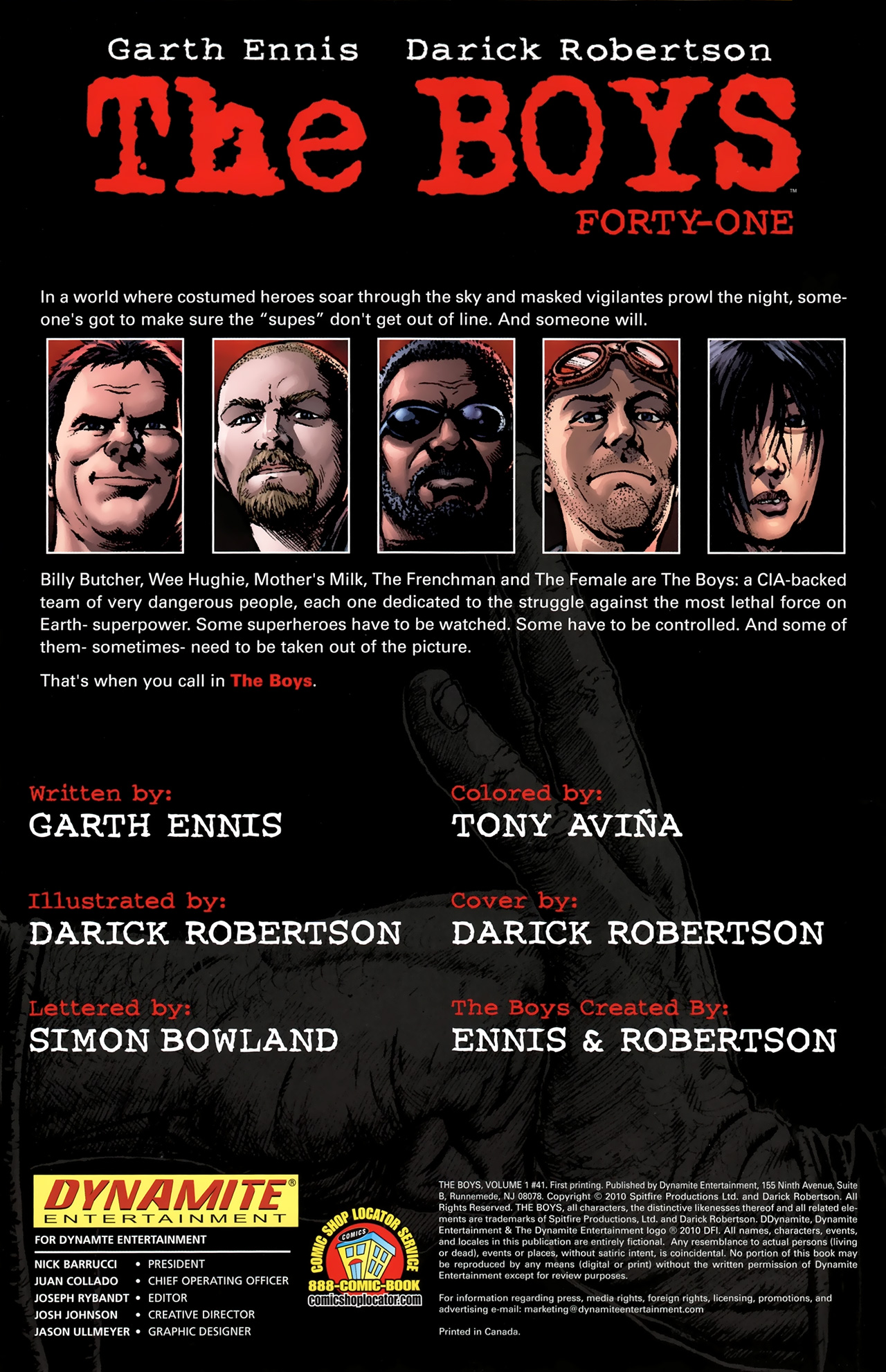 Read online The Boys comic -  Issue #41 - 2