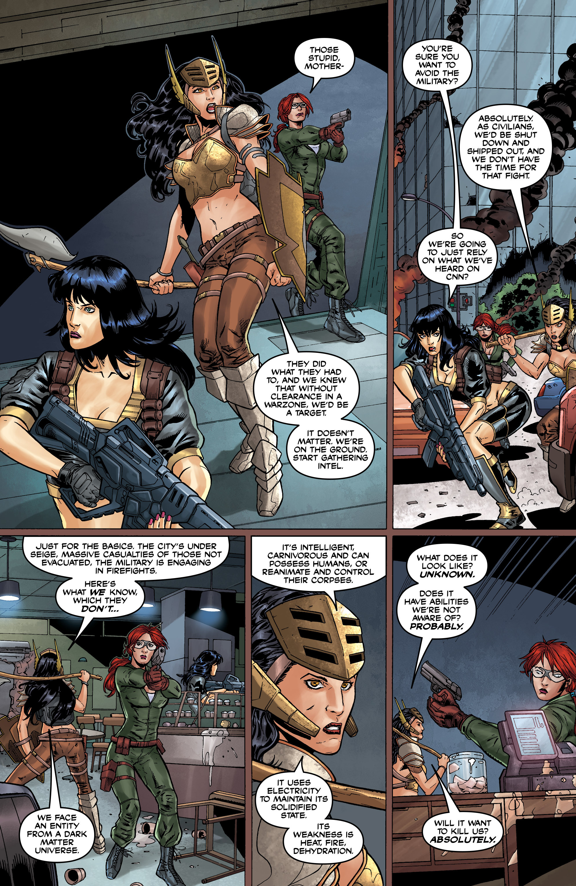 Read online War Goddess comic -  Issue #11 - 12