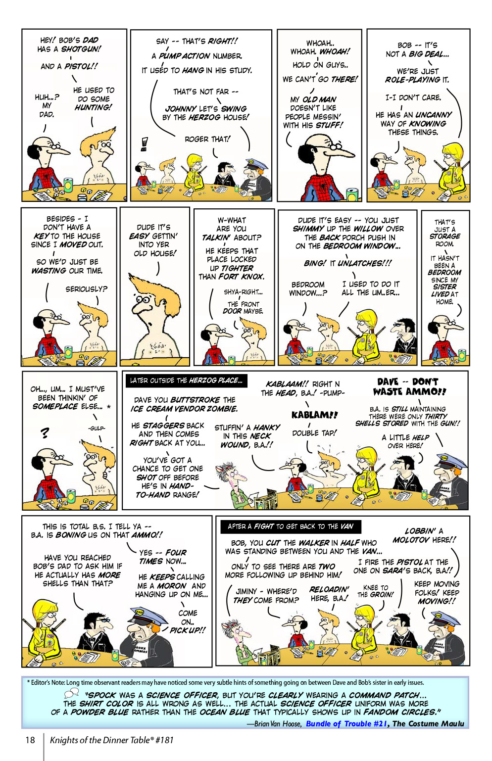 Read online Knights of the Dinner Table comic -  Issue #181 - 20