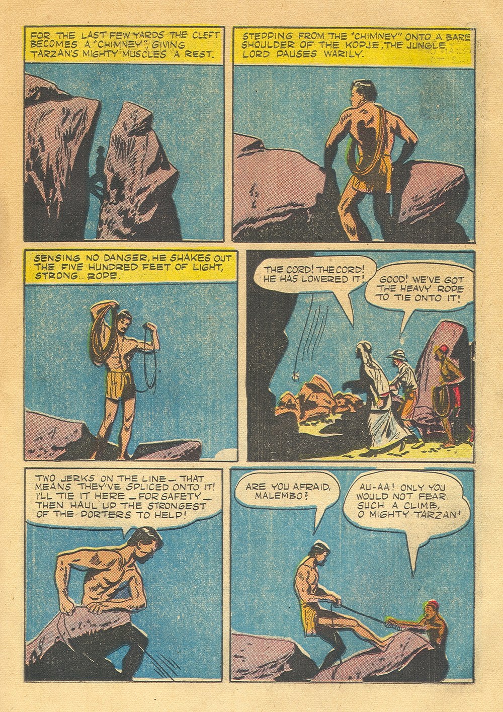 Read online Tarzan (1948) comic -  Issue #5 - 15