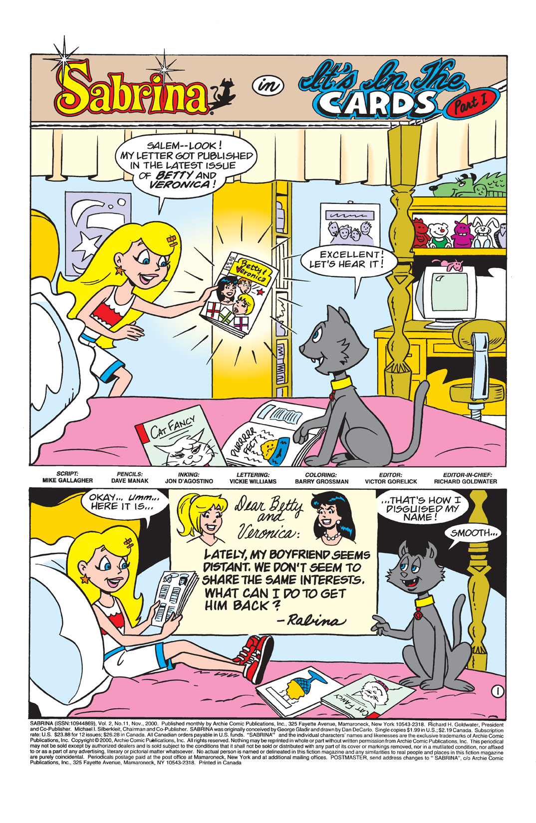 Read online Sabrina the Teenage Witch (2000) comic -  Issue #11 - 2