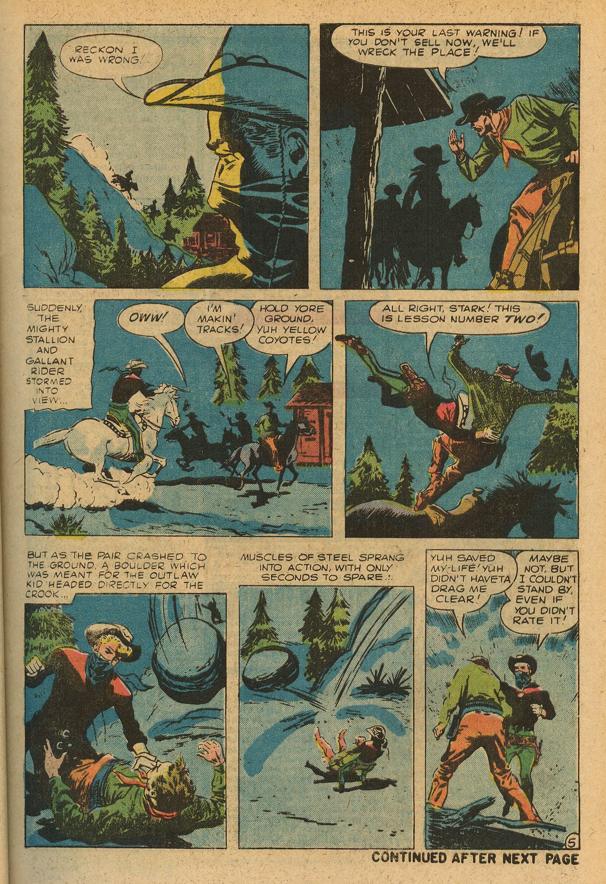 Read online The Outlaw Kid (1970) comic -  Issue #25 - 9