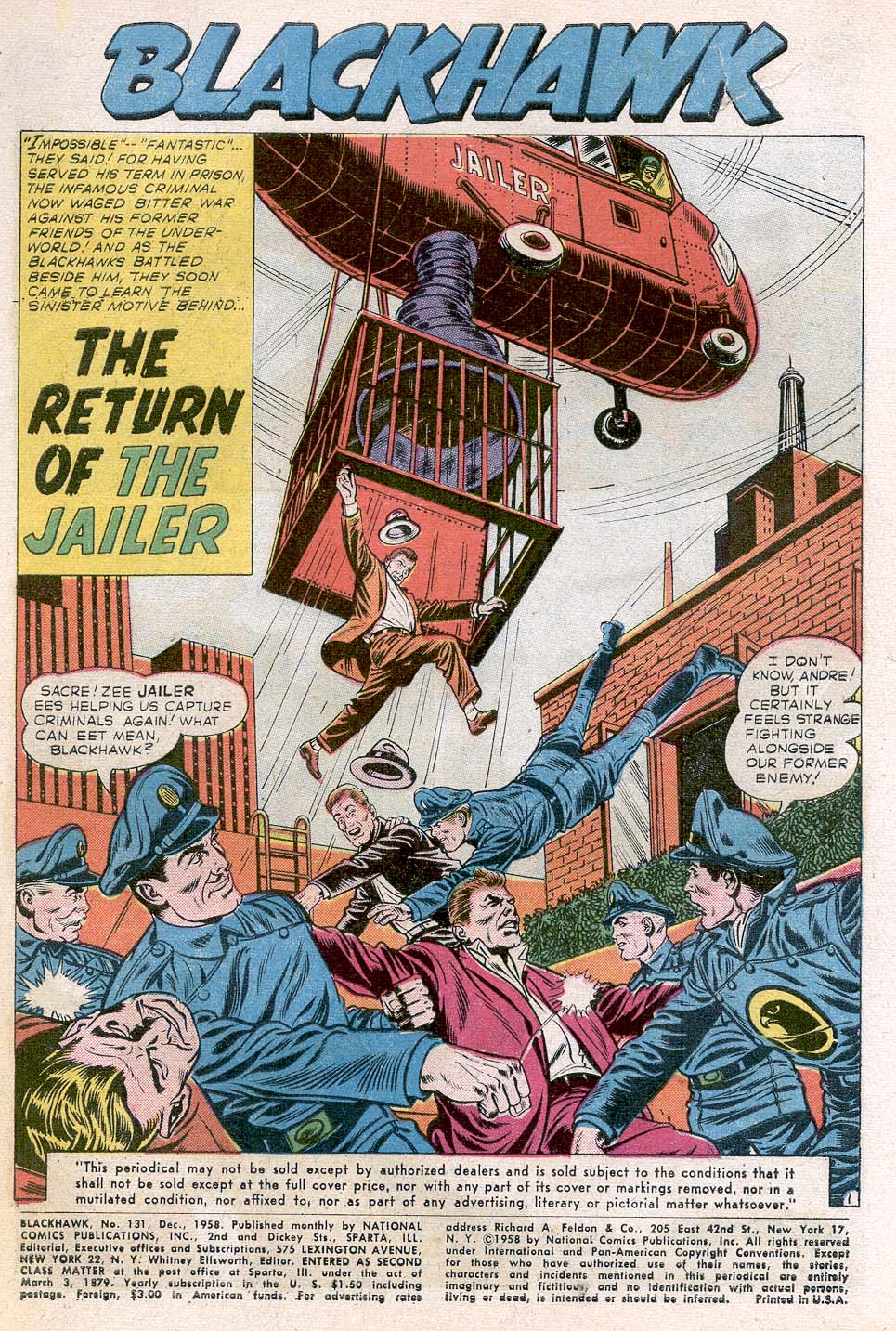 Read online Blackhawk (1957) comic -  Issue #131 - 2