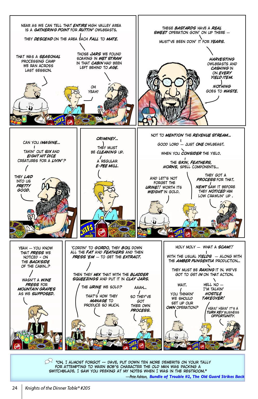 Read online Knights of the Dinner Table comic -  Issue #205 - 26