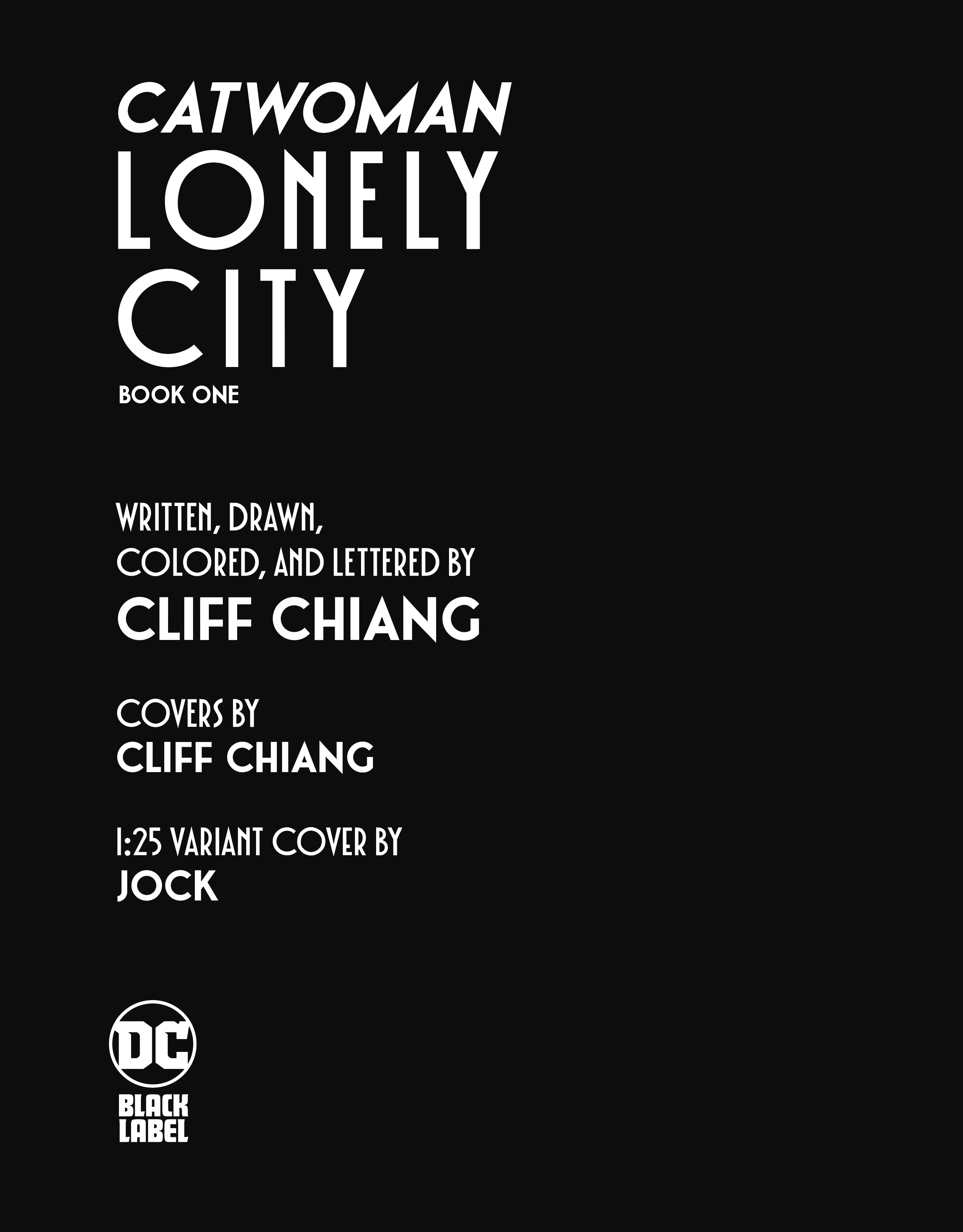 Read online Catwoman: Lonely City comic -  Issue #1 - 2