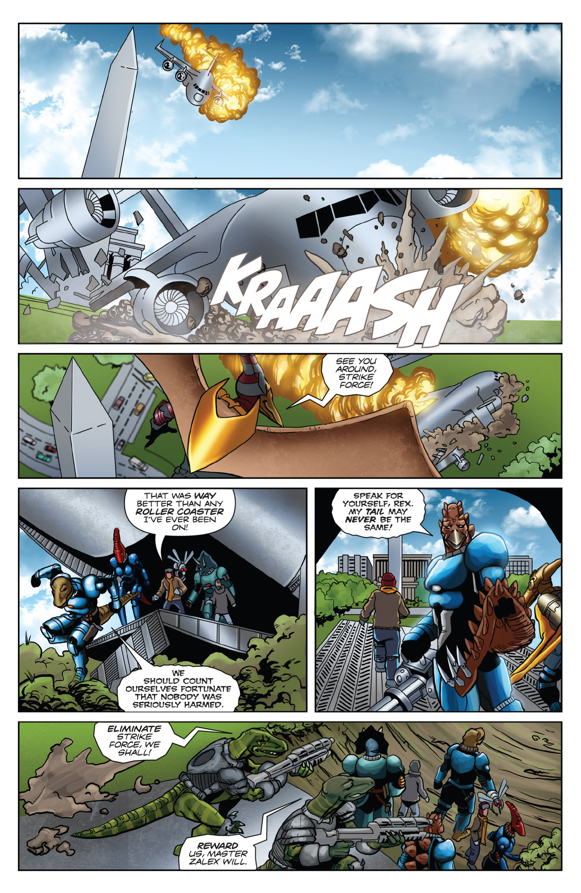 Read online Jurassic StrikeForce 5 comic -  Issue #5 - 9