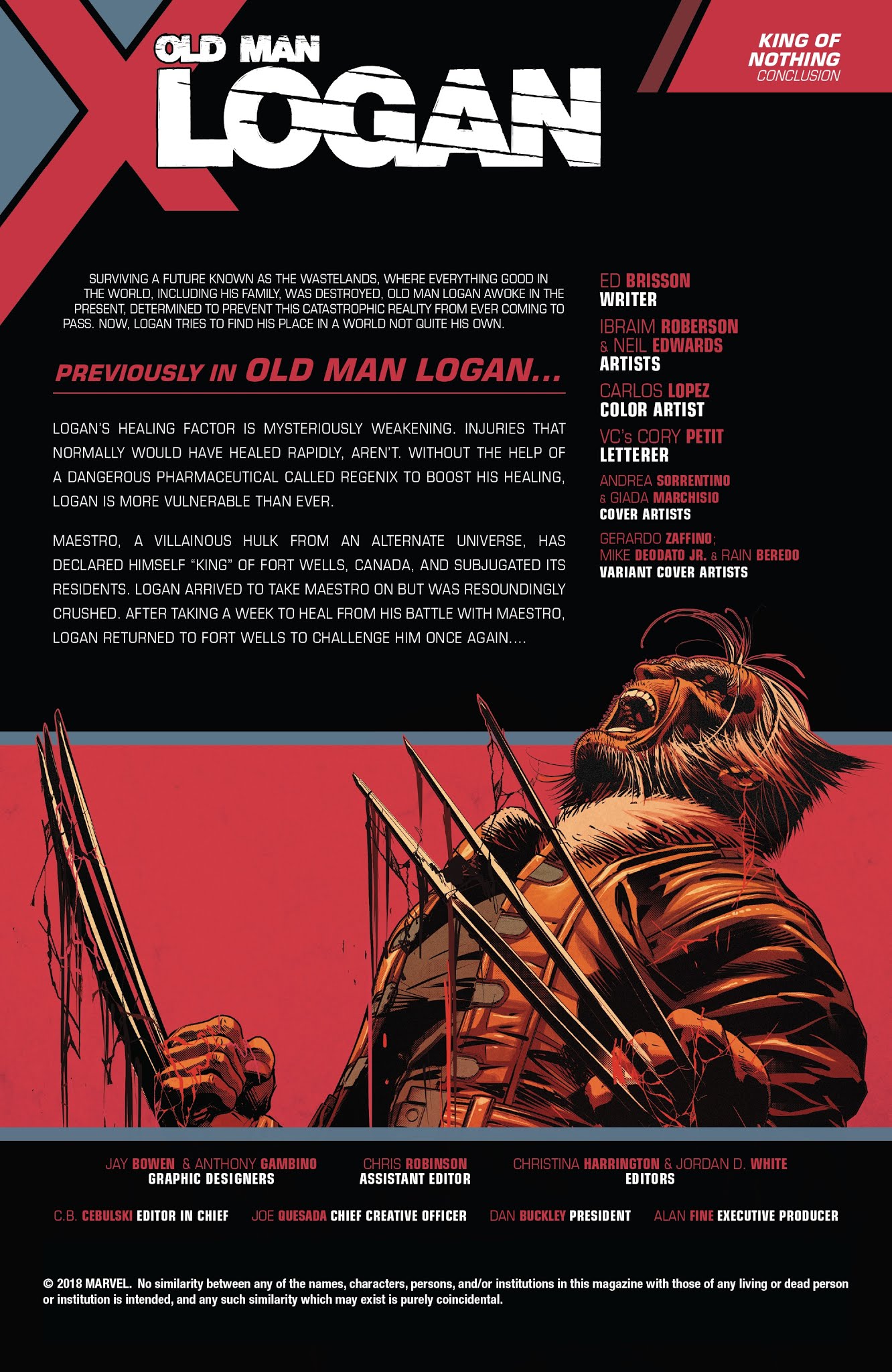 Read online Old Man Logan (2016) comic -  Issue #50 - 2