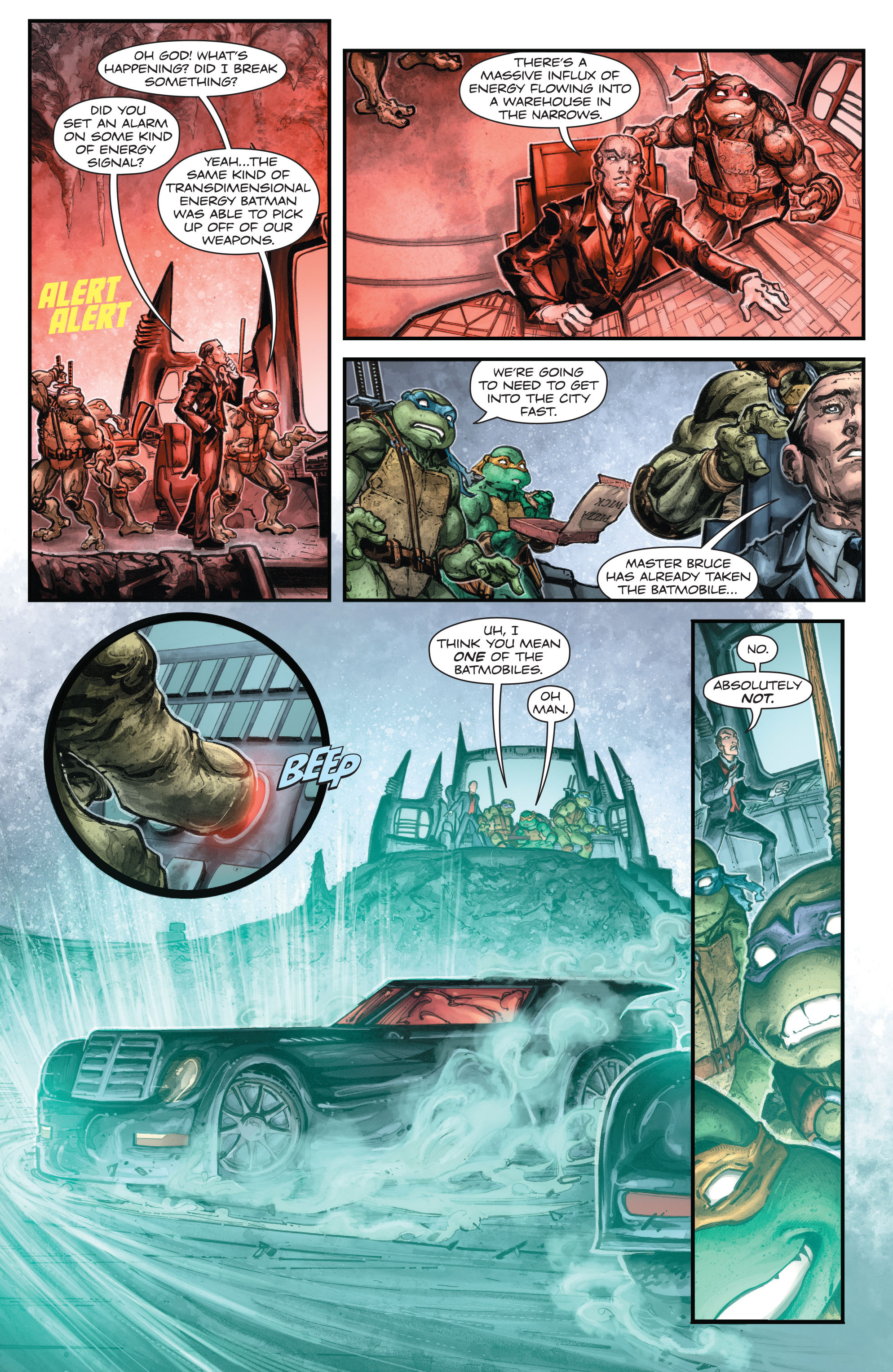 Read online Batman/Teenage Mutant Ninja Turtles comic -  Issue #4 - 19